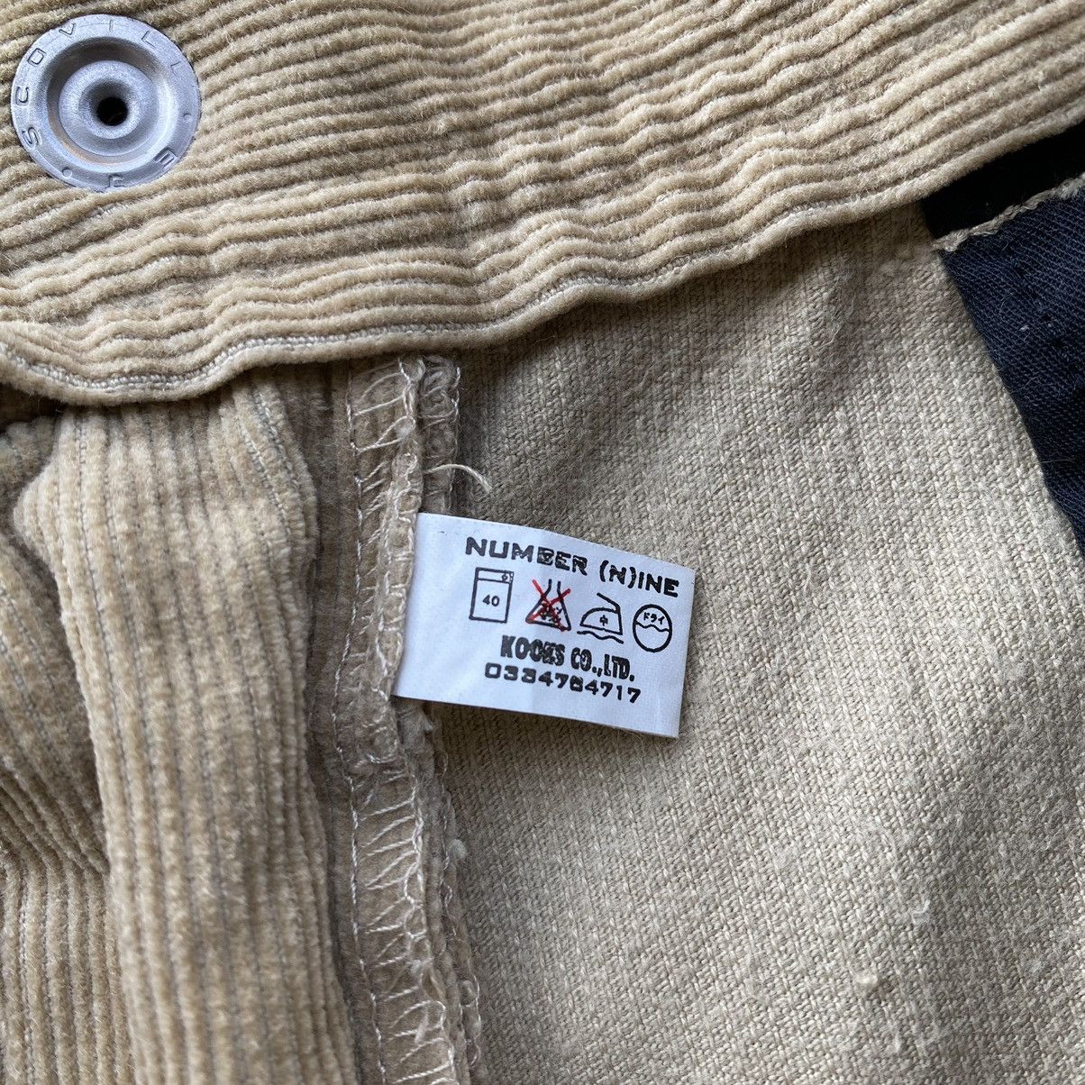 Japanese Brand × Number (N)ine × Takahiromiyashita The Soloist. Number Nine Rare Corduroy Pants Size US 29 - 21 Thumbnail