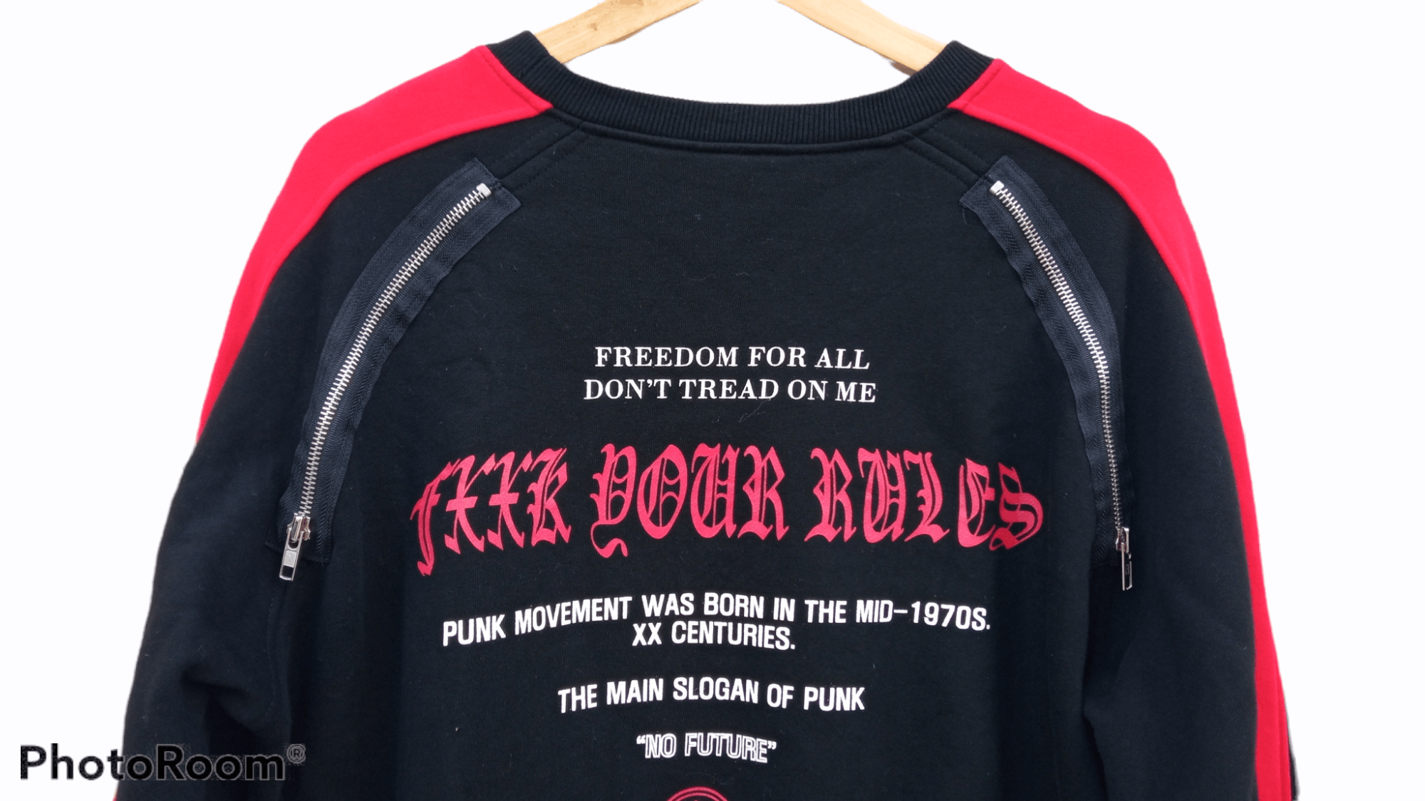 Japanese Brand 🔥🔥Another Youth New Anarchy "No Future" Punk Sweatshirt Size US L / EU 52-54 / 3 - 20 Thumbnail