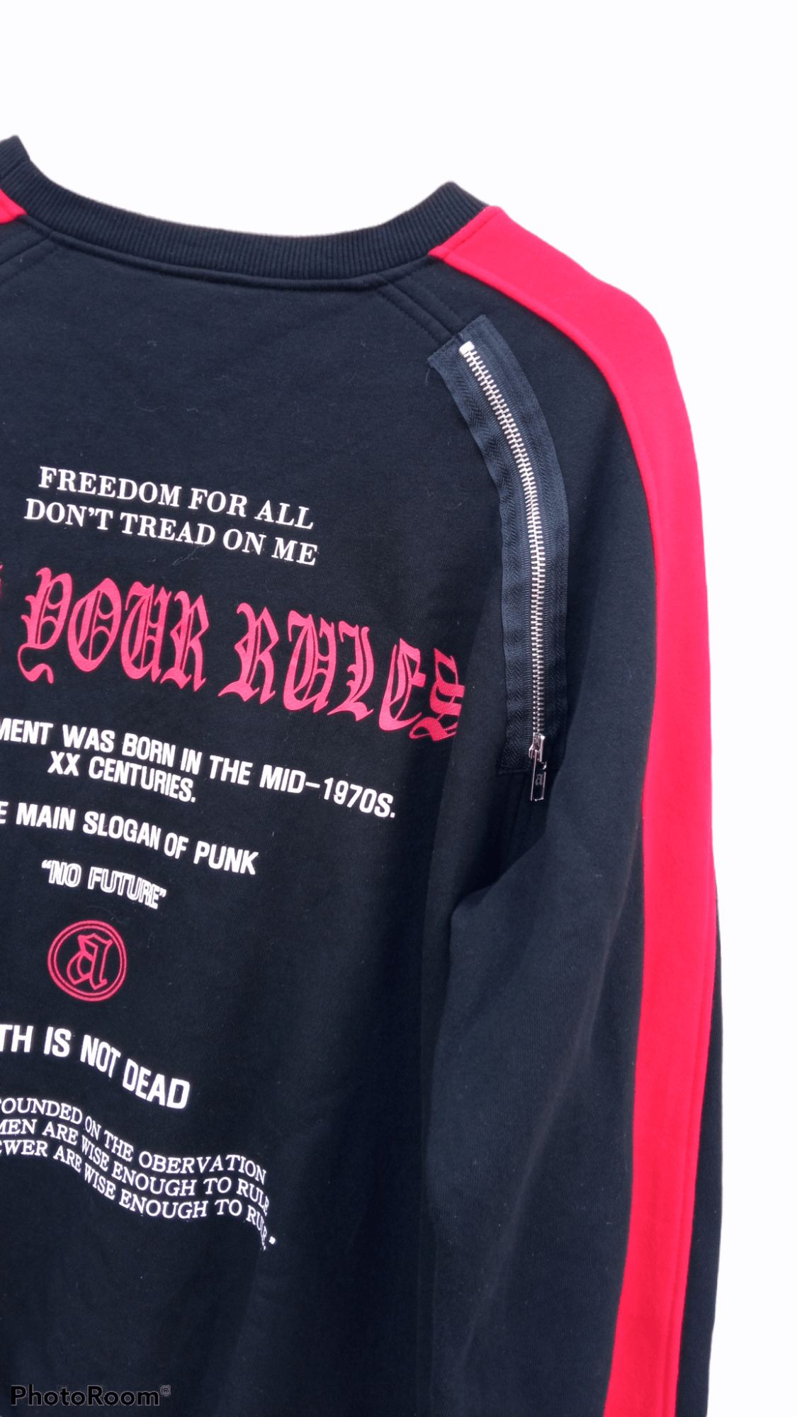 Japanese Brand 🔥🔥Another Youth New Anarchy "No Future" Punk Sweatshirt Size US L / EU 52-54 / 3 - 22 Thumbnail