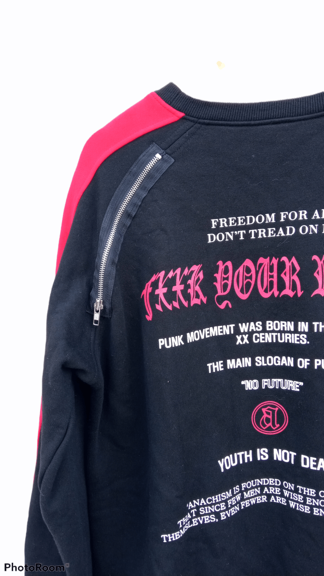 Japanese Brand 🔥🔥Another Youth New Anarchy "No Future" Punk Sweatshirt Size US L / EU 52-54 / 3 - 21 Thumbnail