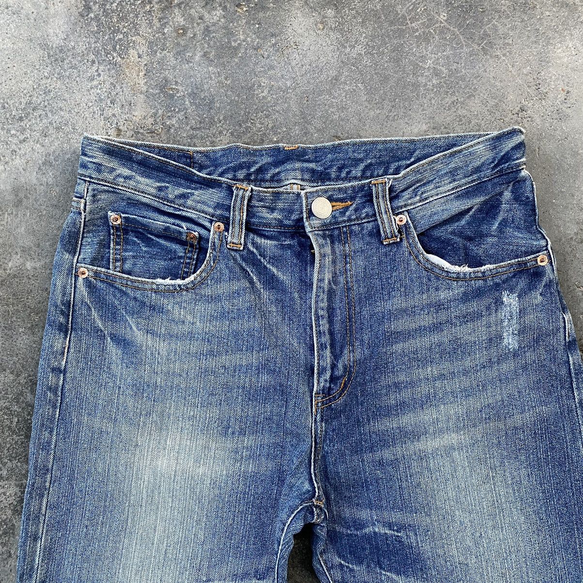 Japanese Brand Vintage Buden Akindo Patchwork Distressed Denim Size US 33 - 6 Thumbnail