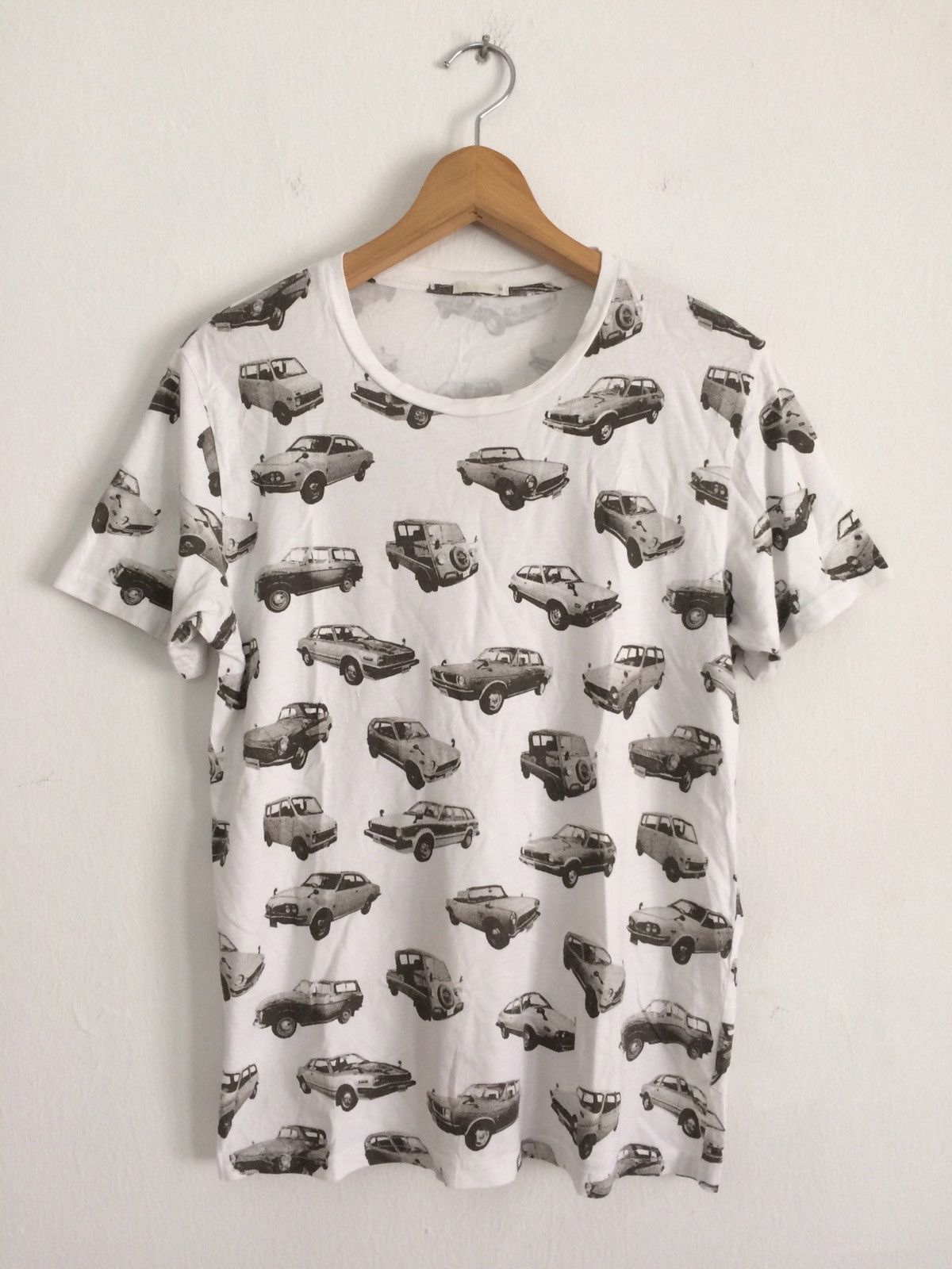 GU × Honda × Japanese Brand 🔥🔥GU x Honda Fullprint Vintage Classic Motorcars T-Shirt Size US S / EU 44-46 / 1 - 1 Thumbnail