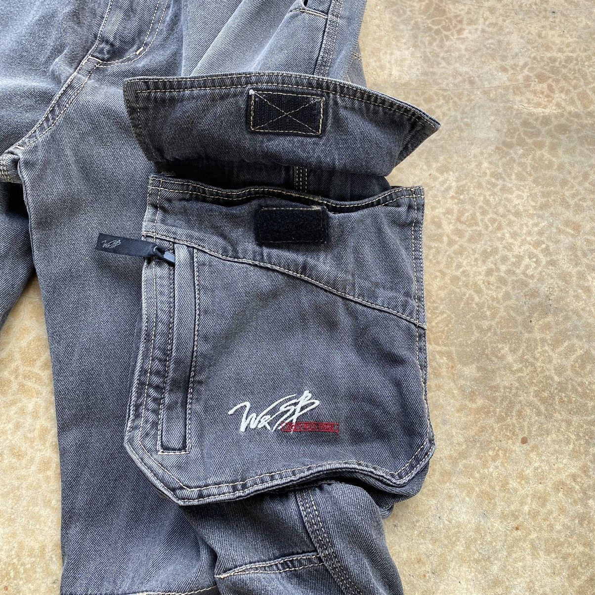 Japanese Brand Vintage W&SB Distressed Sun Faded Cargo Pants Size US 30 / EU 46 - 8 Thumbnail