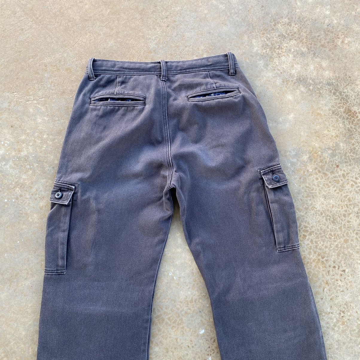 Japanese Brand Vintage Sunny Clouds Parachute Faded Cargo Pants Size US 28 / EU 44 - 7 Thumbnail