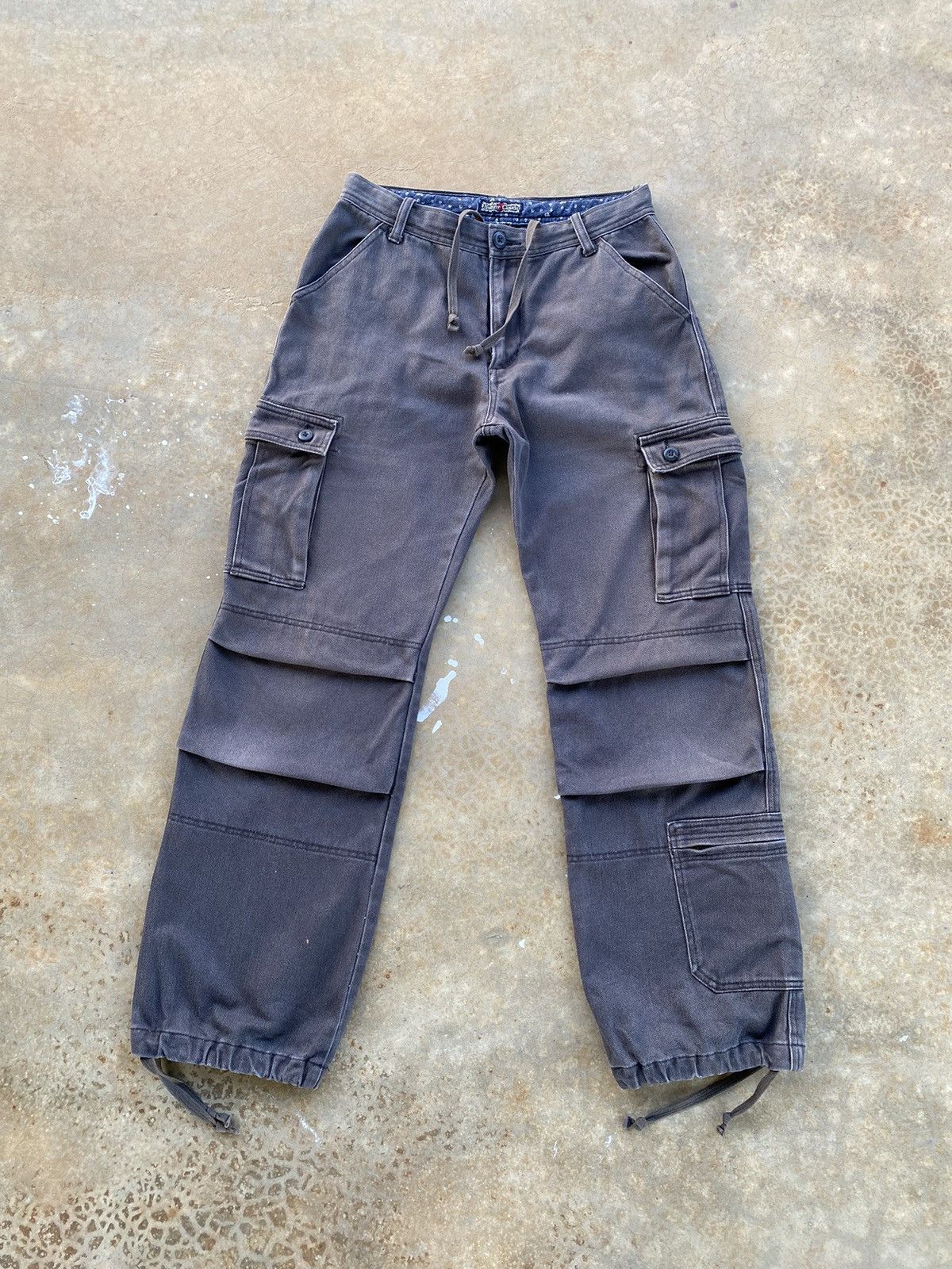 Japanese Brand Vintage Sunny Clouds Parachute Faded Cargo Pants Size US 28 / EU 44 - 1 Thumbnail