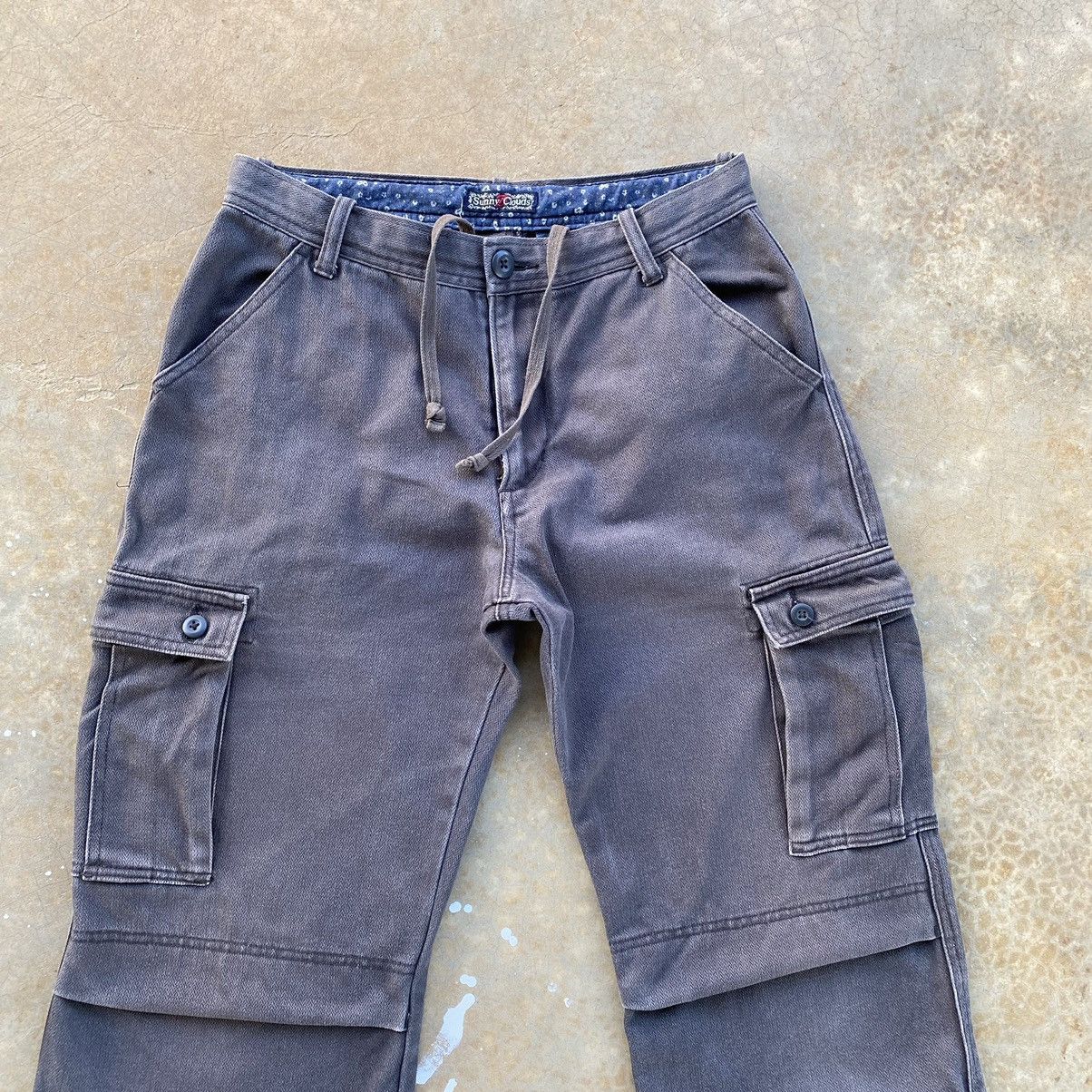 Japanese Brand Vintage Sunny Clouds Parachute Faded Cargo Pants Size US 28 / EU 44 - 3 Thumbnail