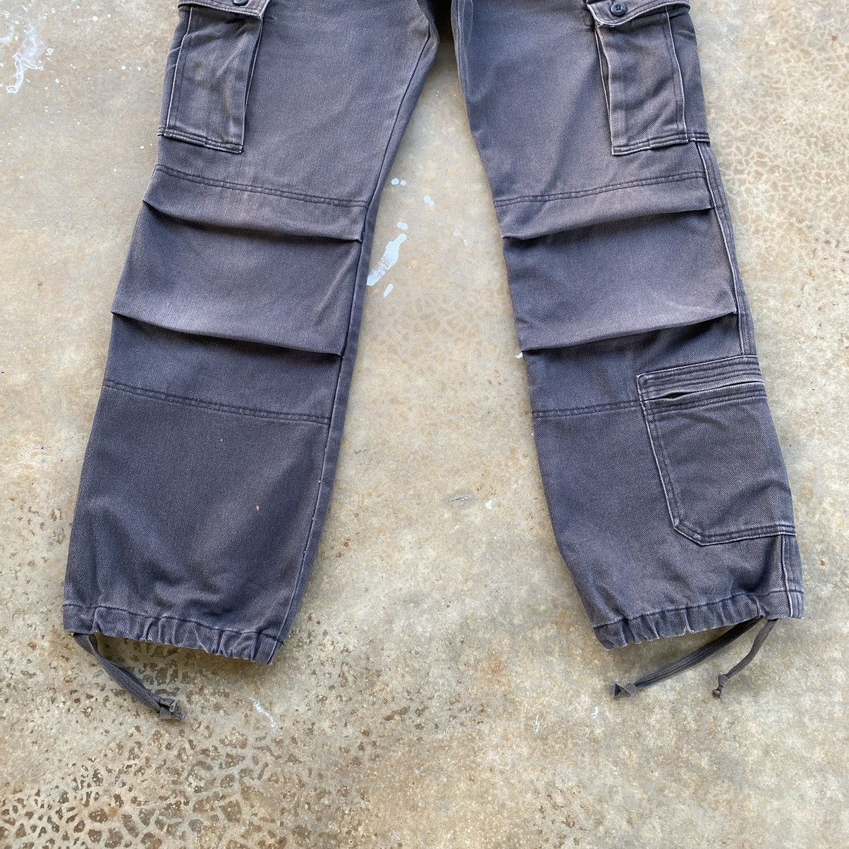 Japanese Brand Vintage Sunny Clouds Parachute Faded Cargo Pants Size US 28 / EU 44 - 4 Thumbnail