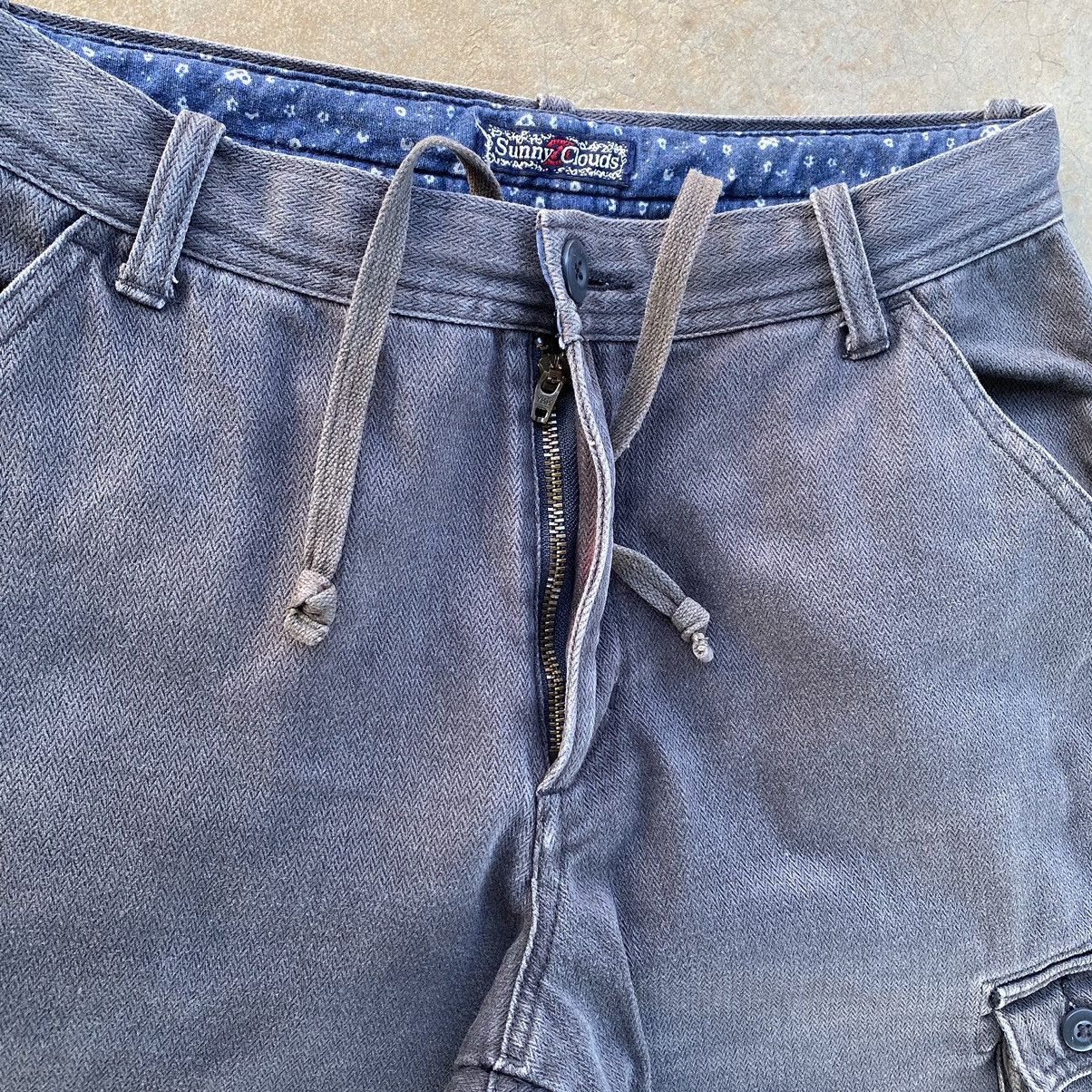 Japanese Brand Vintage Sunny Clouds Parachute Faded Cargo Pants Size US 28 / EU 44 - 11 Thumbnail
