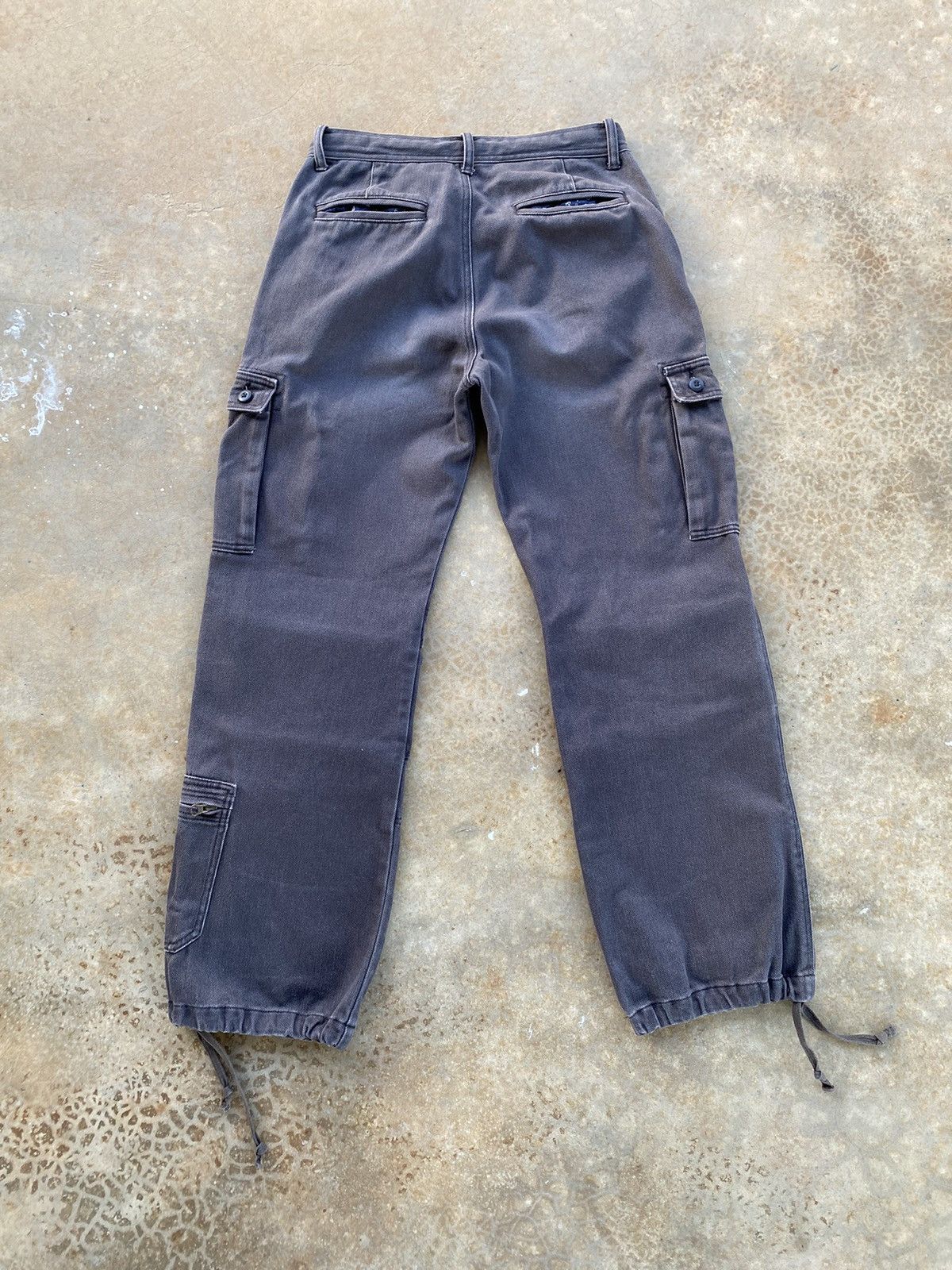 Japanese Brand Vintage Sunny Clouds Parachute Faded Cargo Pants Size US 28 / EU 44 - 2 Thumbnail