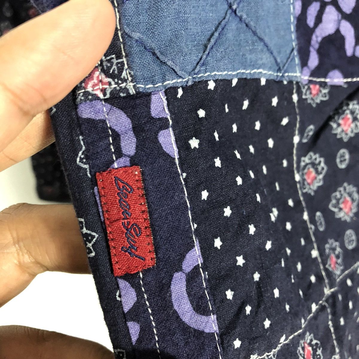 Designer × Japanese Brand × Vintage 🔥Rare🔥Bear Surf Boards Patchwork Kapital Styles Button Shirt Size US L / EU 52-54 / 3 - 16 Thumbnail