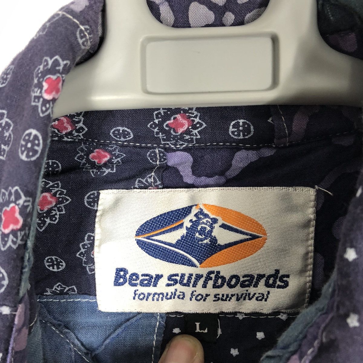 Designer × Japanese Brand × Vintage 🔥Rare🔥Bear Surf Boards Patchwork Kapital Styles Button Shirt Size US L / EU 52-54 / 3 - 18 Thumbnail