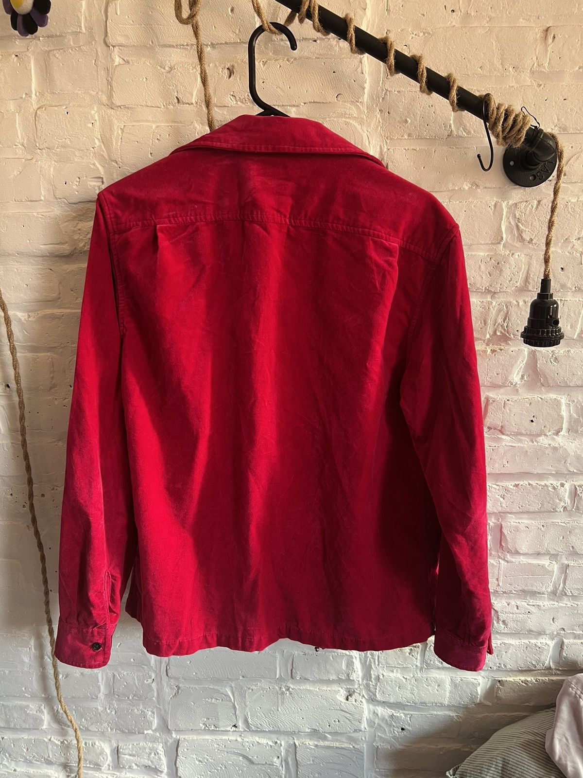 Supreme Hot Pink Supreme Velvet Work Jacket Size US M / EU 48-50 / 2 - 6 Thumbnail