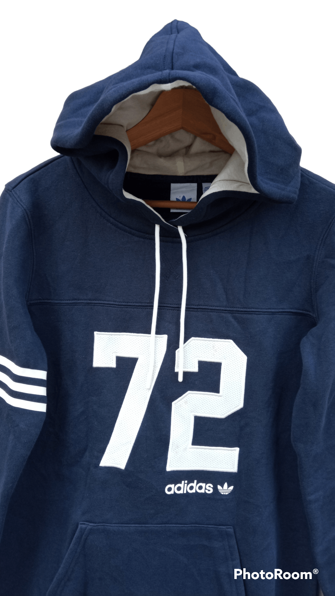 Adidas 🔥🔥Adidas Originals 3 Stripes Number 72 Pullover Hoodie Size US S / EU 44-46 / 1 - 17 Thumbnail