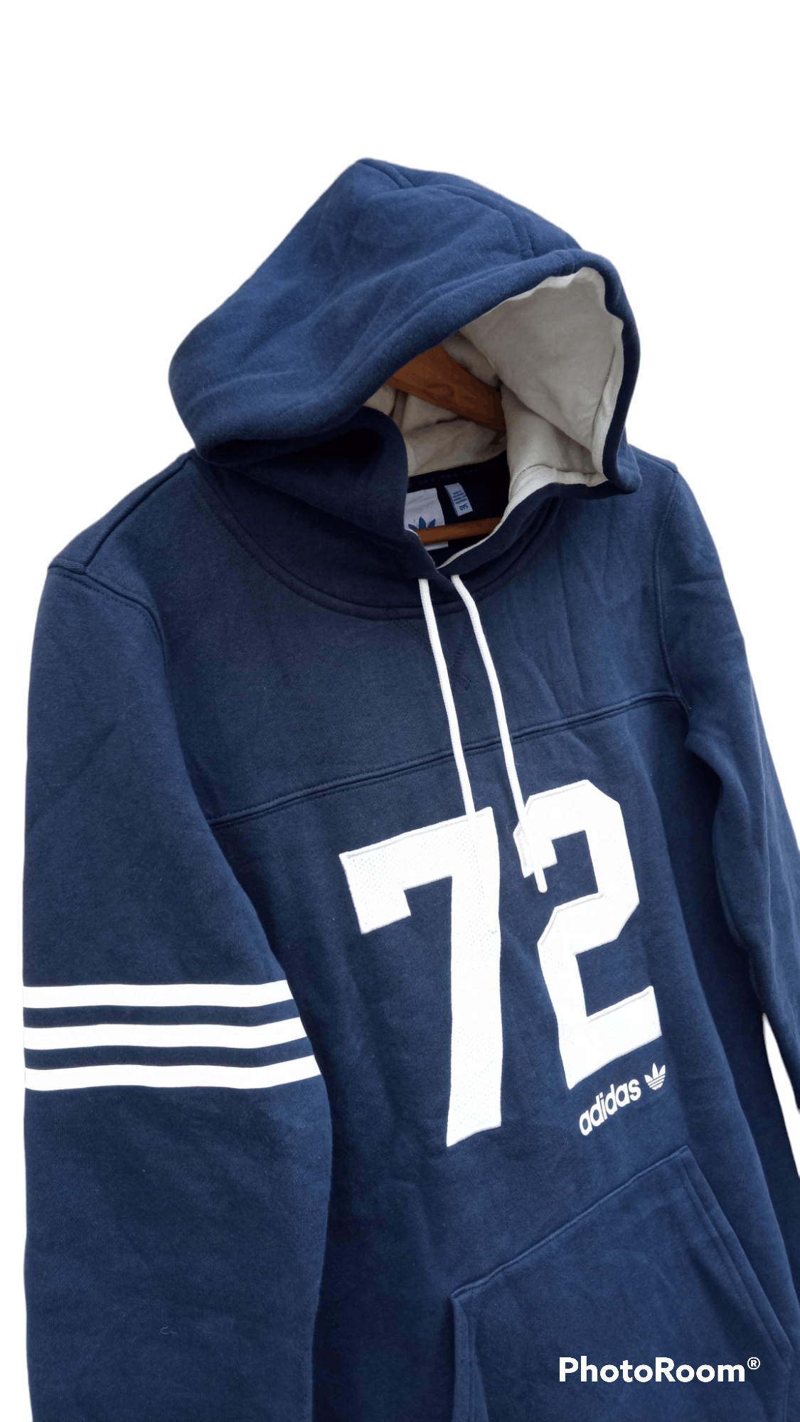 Adidas 🔥🔥Adidas Originals 3 Stripes Number 72 Pullover Hoodie Size US S / EU 44-46 / 1 - 6 Thumbnail