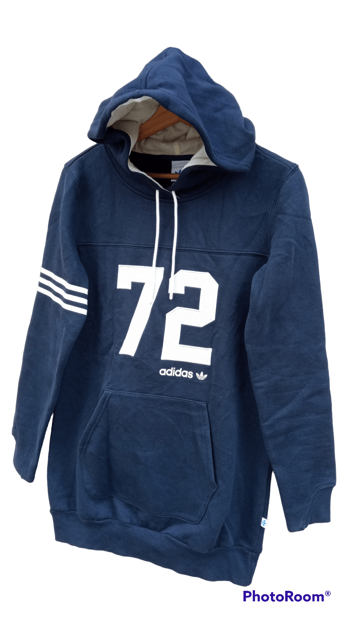 Adidas 🔥🔥Adidas Originals 3 Stripes Number 72 Pullover Hoodie Size US S / EU 44-46 / 1 - 3 Thumbnail