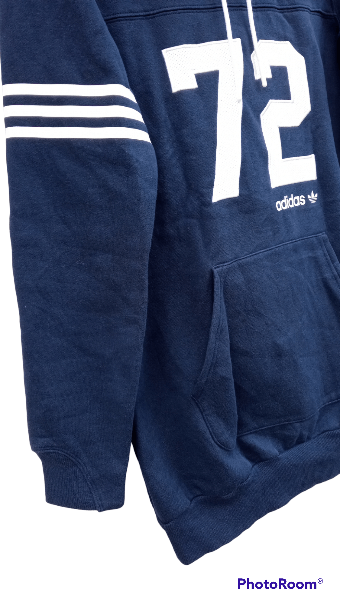 Adidas 🔥🔥Adidas Originals 3 Stripes Number 72 Pullover Hoodie Size US S / EU 44-46 / 1 - 7 Thumbnail