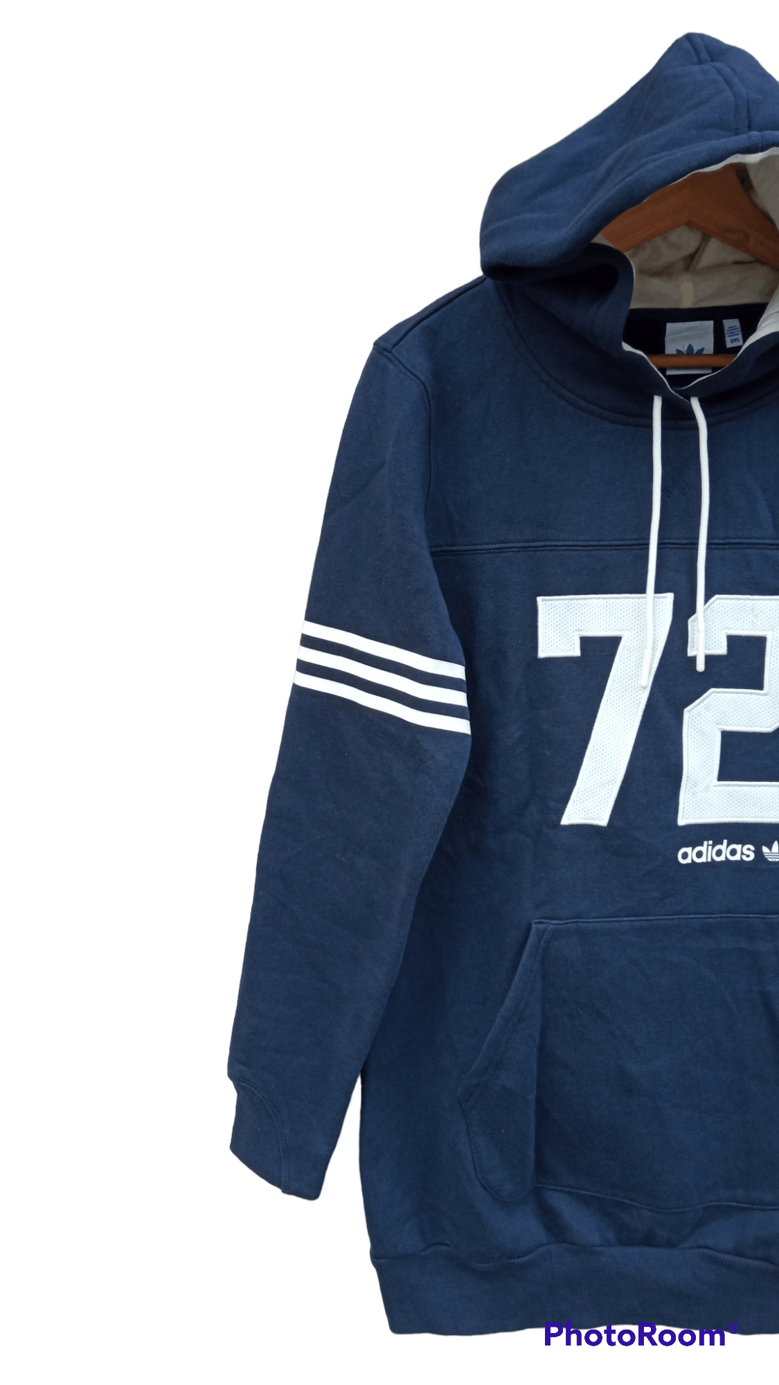 Adidas 🔥🔥Adidas Originals 3 Stripes Number 72 Pullover Hoodie Size US S / EU 44-46 / 1 - 4 Thumbnail