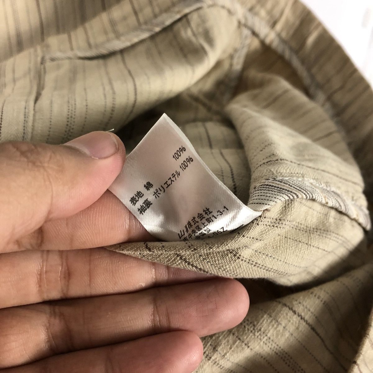 Designer × Japanese Brand × Kansai Yamamoto 🔥Rare🔥Vintage Kansai Jeans Avant Garde Stripes Chore Jacket Size US M / EU 48-50 / 2 - 12 Thumbnail