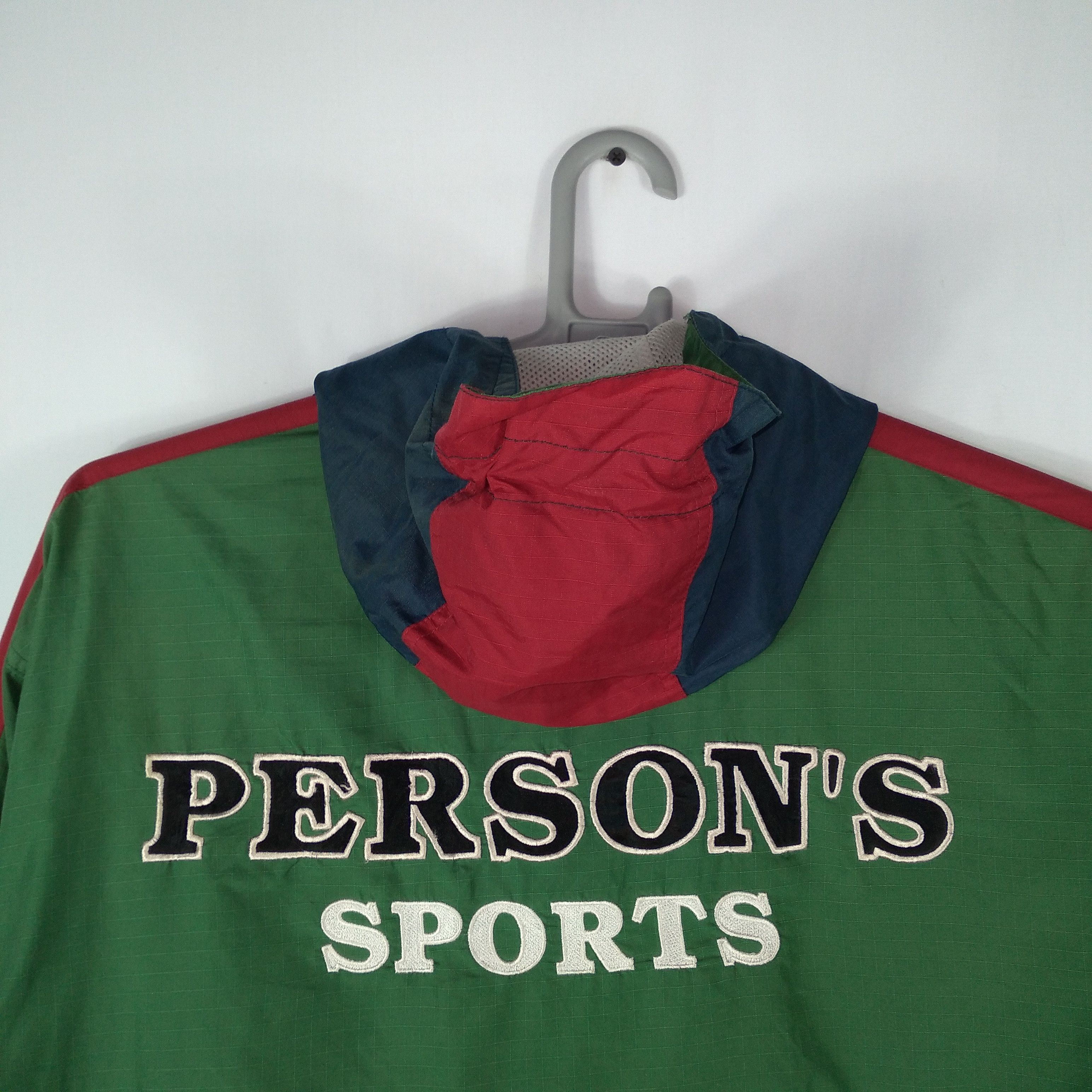 Japanese Brand × PERSON'S × Vintage 🔥Rare🔥Vintage 90s Person's Big Spellout Hoodie Light Jacket Size US L / EU 52-54 / 3 - 2 Thumbnail