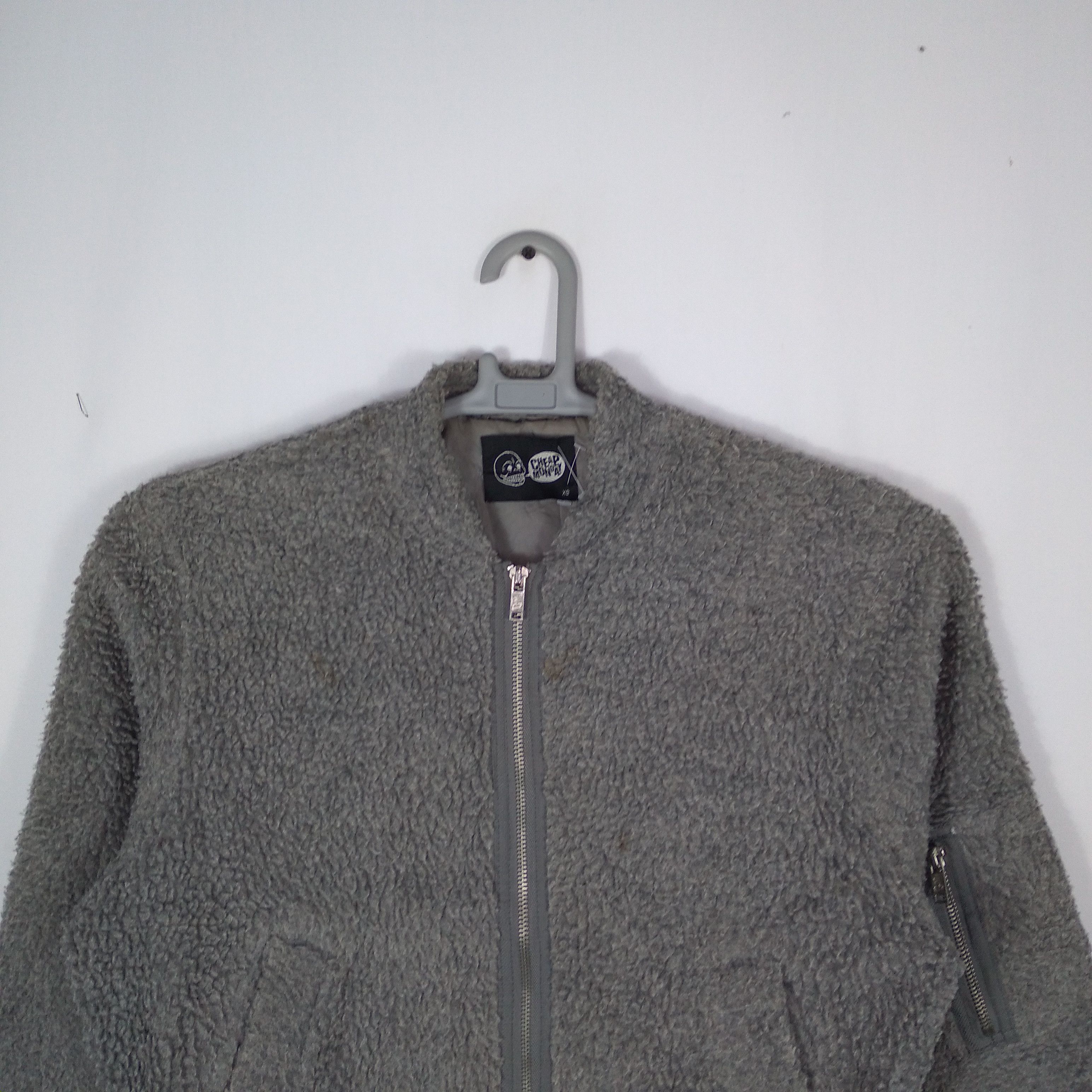 Cheap Monday × Japanese Brand 🔥Rare🔥🇯🇵Cheap Monday Sherpa Cropped Bomber Style Jacket Size US S / EU 44-46 / 1 - 2 Thumbnail
