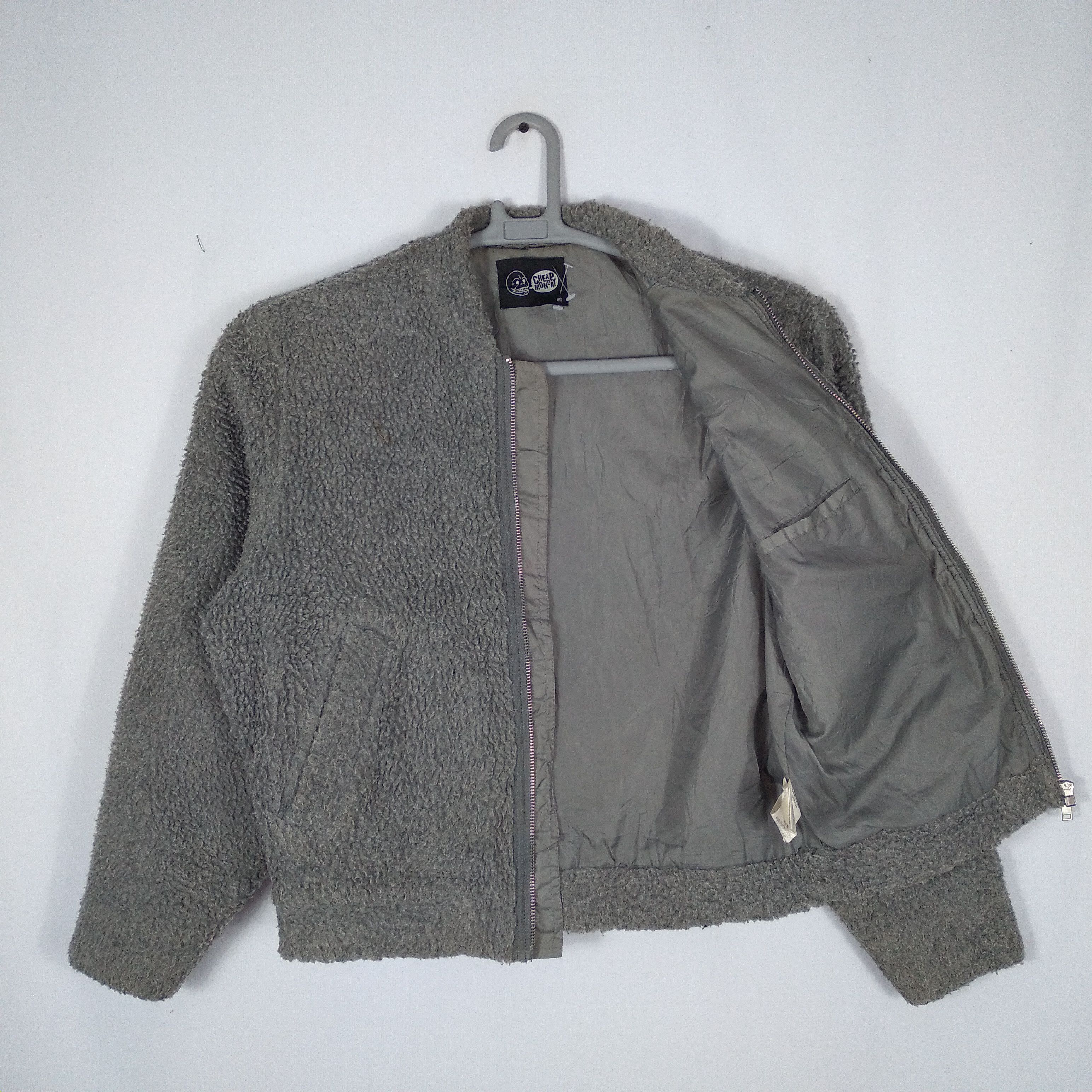 Cheap Monday × Japanese Brand 🔥Rare🔥🇯🇵Cheap Monday Sherpa Cropped Bomber Style Jacket Size US S / EU 44-46 / 1 - 11 Thumbnail