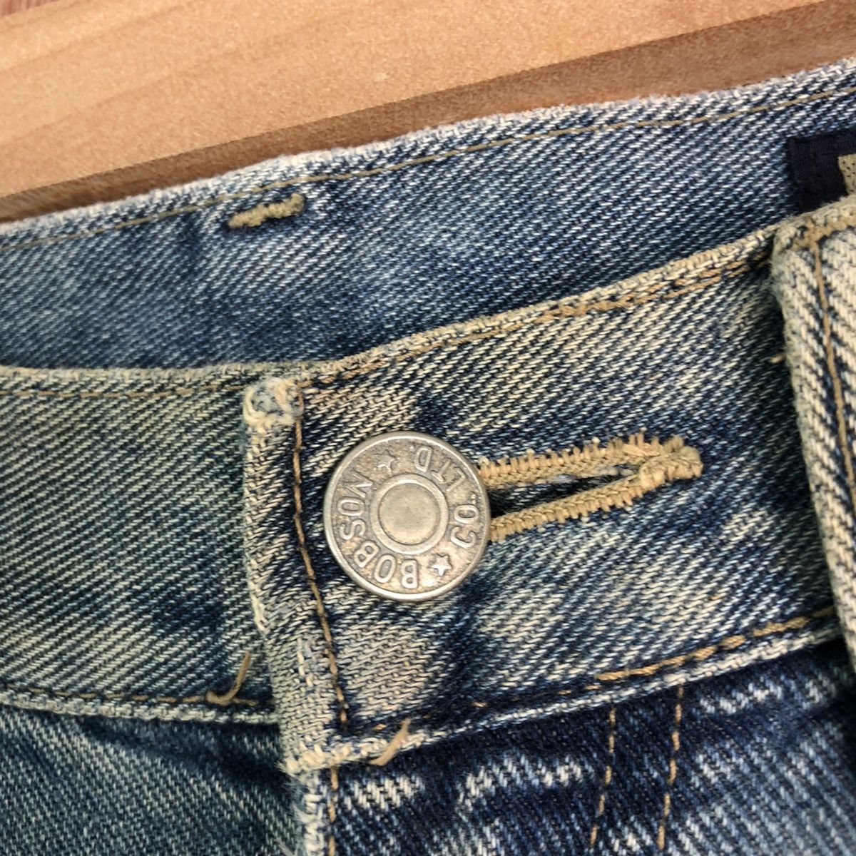 Japanese Brand DLL Japan Bobson Blue Denim vintage Jeans Pants #c207 Size US 30 / EU 46 - 4 Thumbnail