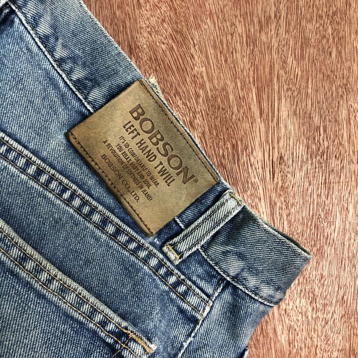 Japanese Brand DLL Japan Bobson Blue Denim vintage Jeans Pants #c207 Size US 30 / EU 46 - 9 Thumbnail