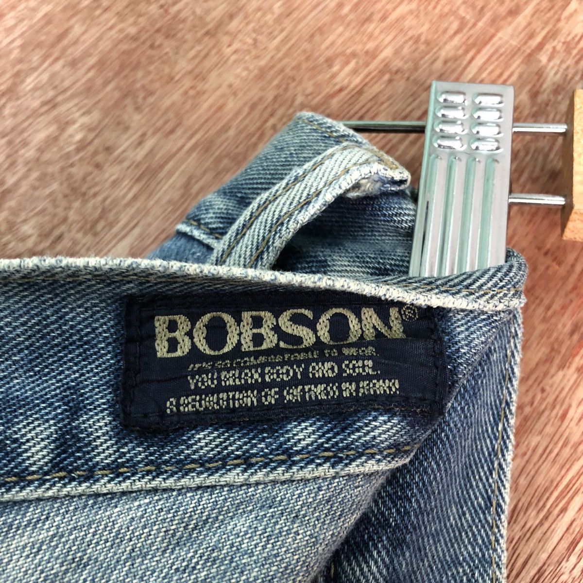 Japanese Brand DLL Japan Bobson Blue Denim vintage Jeans Pants #c207 Size US 30 / EU 46 - 10 Thumbnail