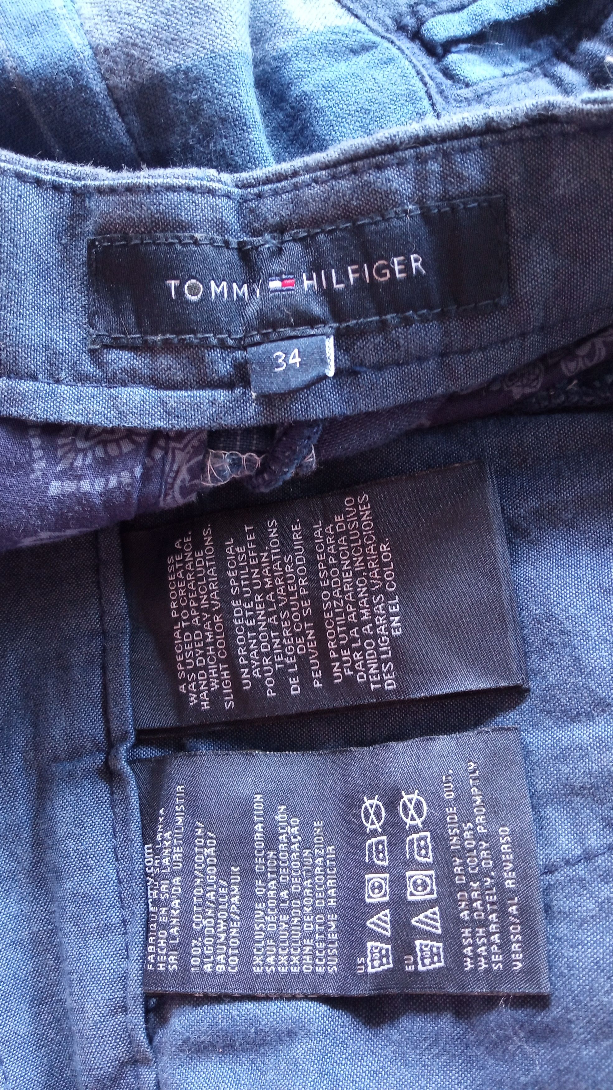 Indigo × Tommy Hilfiger 🔥🔥Tommy Hilfiger Indigo Patchwork Shorts Pants Size US 34 / EU 50 - 25 Thumbnail