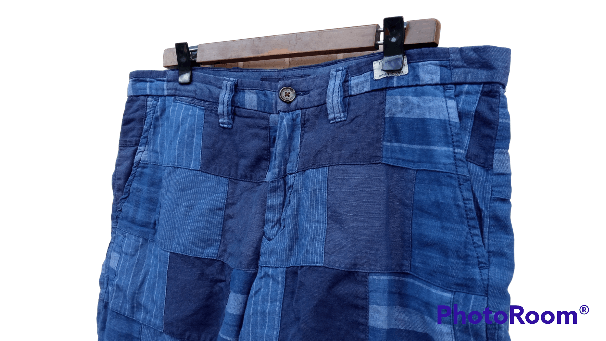 Indigo × Tommy Hilfiger 🔥🔥Tommy Hilfiger Indigo Patchwork Shorts Pants Size US 34 / EU 50 - 14 Thumbnail