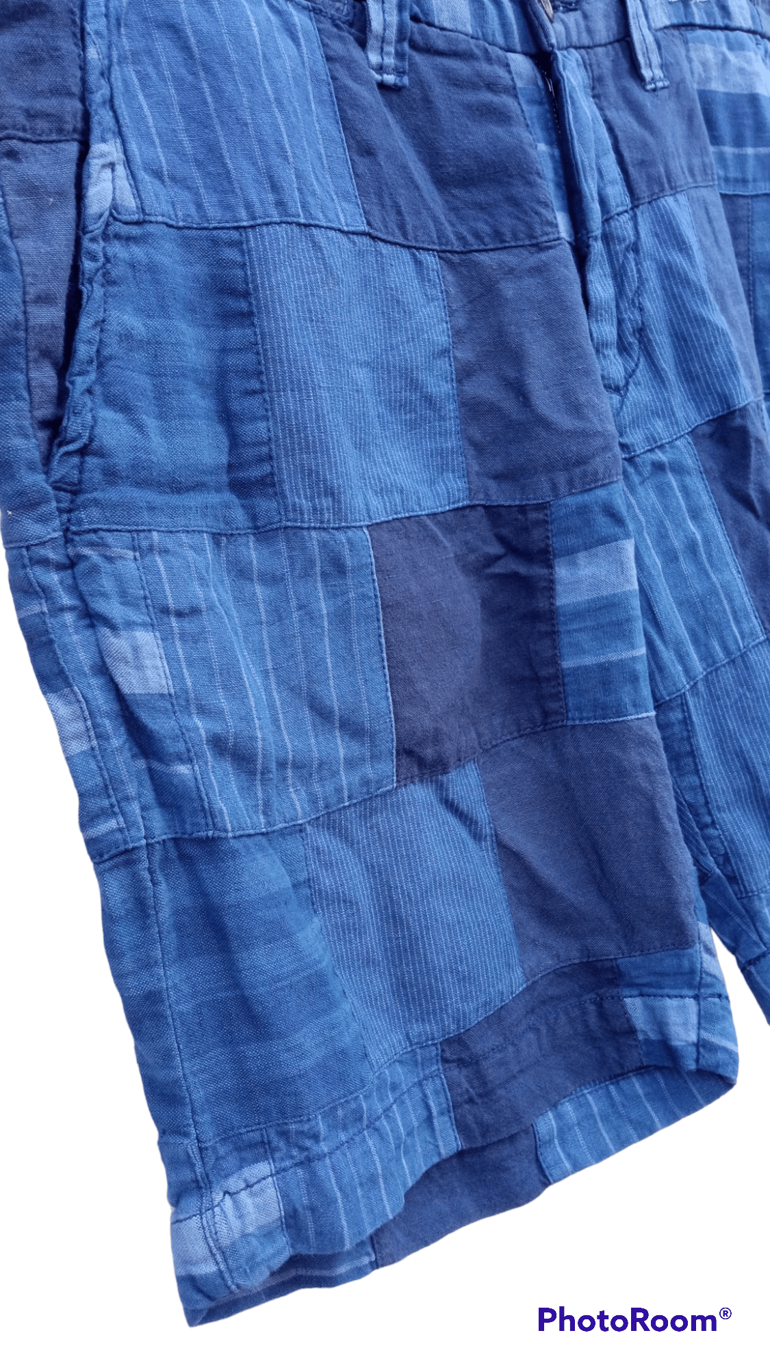 Indigo × Tommy Hilfiger 🔥🔥Tommy Hilfiger Indigo Patchwork Shorts Pants Size US 34 / EU 50 - 7 Thumbnail