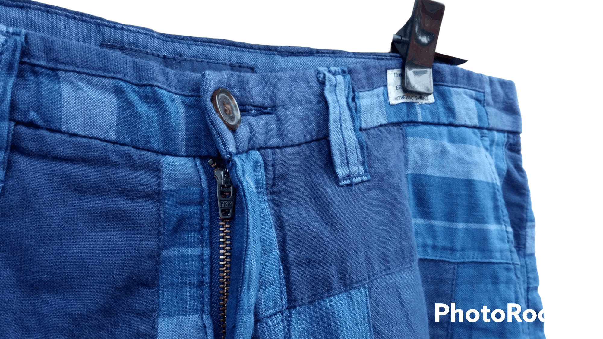 Indigo × Tommy Hilfiger 🔥🔥Tommy Hilfiger Indigo Patchwork Shorts Pants Size US 34 / EU 50 - 12 Thumbnail