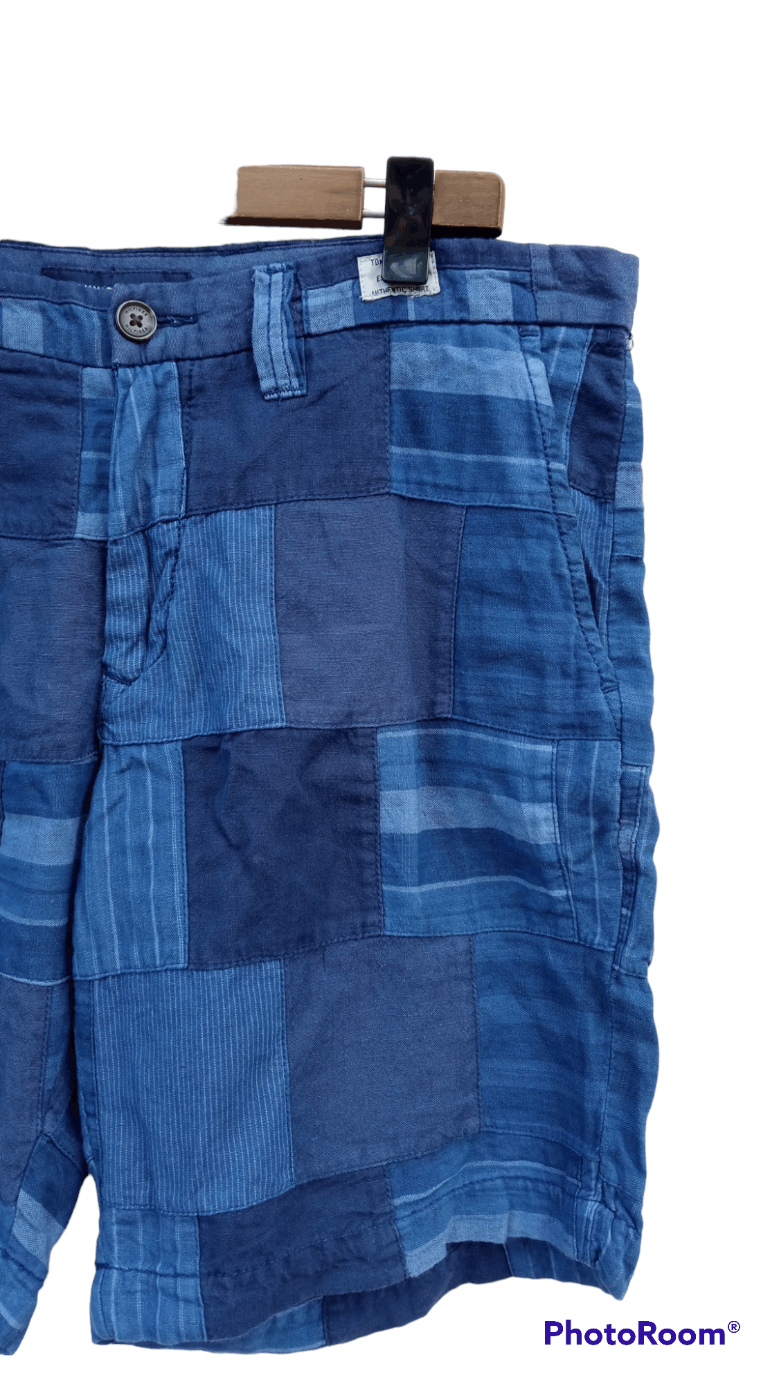 Indigo × Tommy Hilfiger 🔥🔥Tommy Hilfiger Indigo Patchwork Shorts Pants Size US 34 / EU 50 - 5 Thumbnail
