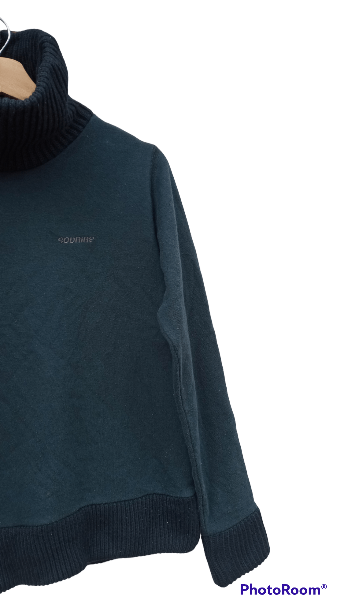 Japanese Brand × Vintage 🔥🔥X-Girl Sourire Turtleneck Sweatshirt Size US S / EU 44-46 / 1 - 15 Thumbnail