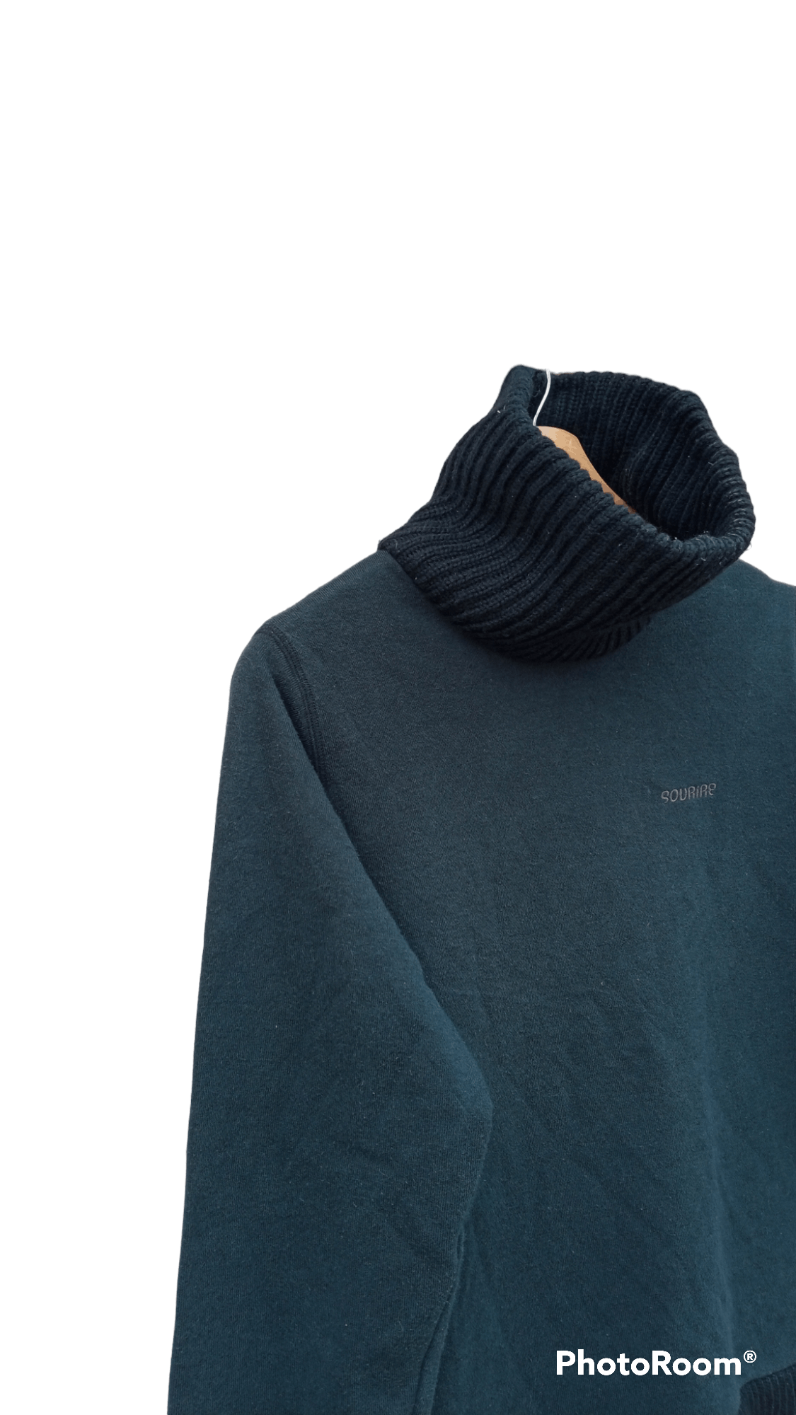 Japanese Brand × Vintage 🔥🔥X-Girl Sourire Turtleneck Sweatshirt Size US S / EU 44-46 / 1 - 6 Thumbnail
