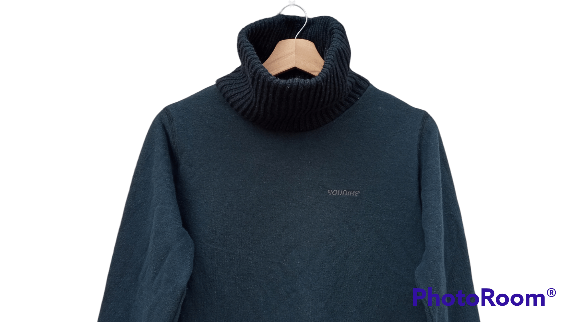 Japanese Brand × Vintage 🔥🔥X-Girl Sourire Turtleneck Sweatshirt Size US S / EU 44-46 / 1 - 16 Thumbnail