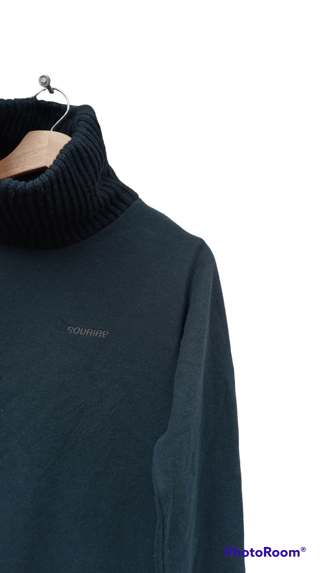 Japanese Brand × Vintage 🔥🔥X-Girl Sourire Turtleneck Sweatshirt Size US S / EU 44-46 / 1 - 14 Thumbnail