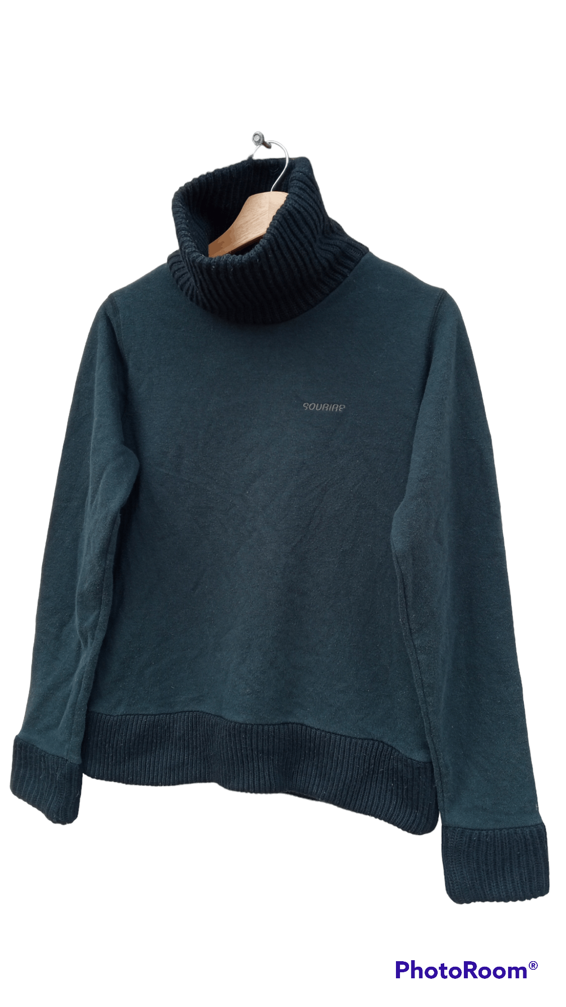 Japanese Brand × Vintage 🔥🔥X-Girl Sourire Turtleneck Sweatshirt Size US S / EU 44-46 / 1 - 3 Thumbnail