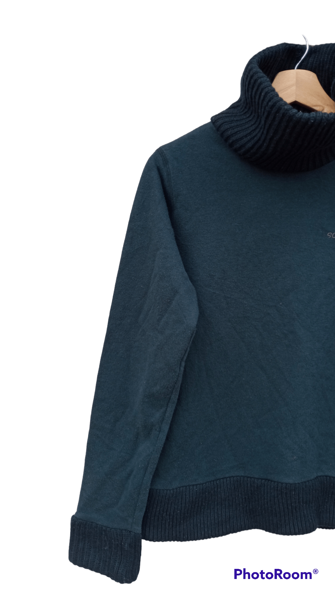Japanese Brand × Vintage 🔥🔥X-Girl Sourire Turtleneck Sweatshirt Size US S / EU 44-46 / 1 - 4 Thumbnail