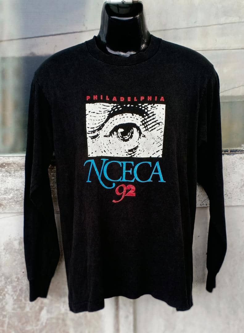 Fruit Of The Loom × Vintage Vintage Philadelphia NCECA 92 Long Sleeve Size US L / EU 52-54 / 3 - 2 Thumbnail