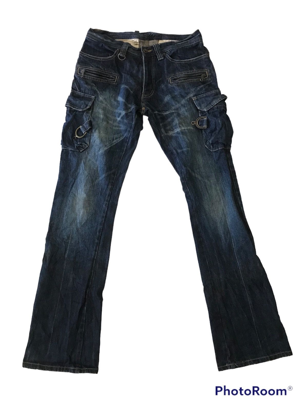Japanese Brand cargo jeans with bootcut leg Size US 30 / EU 46 - 1 Thumbnail