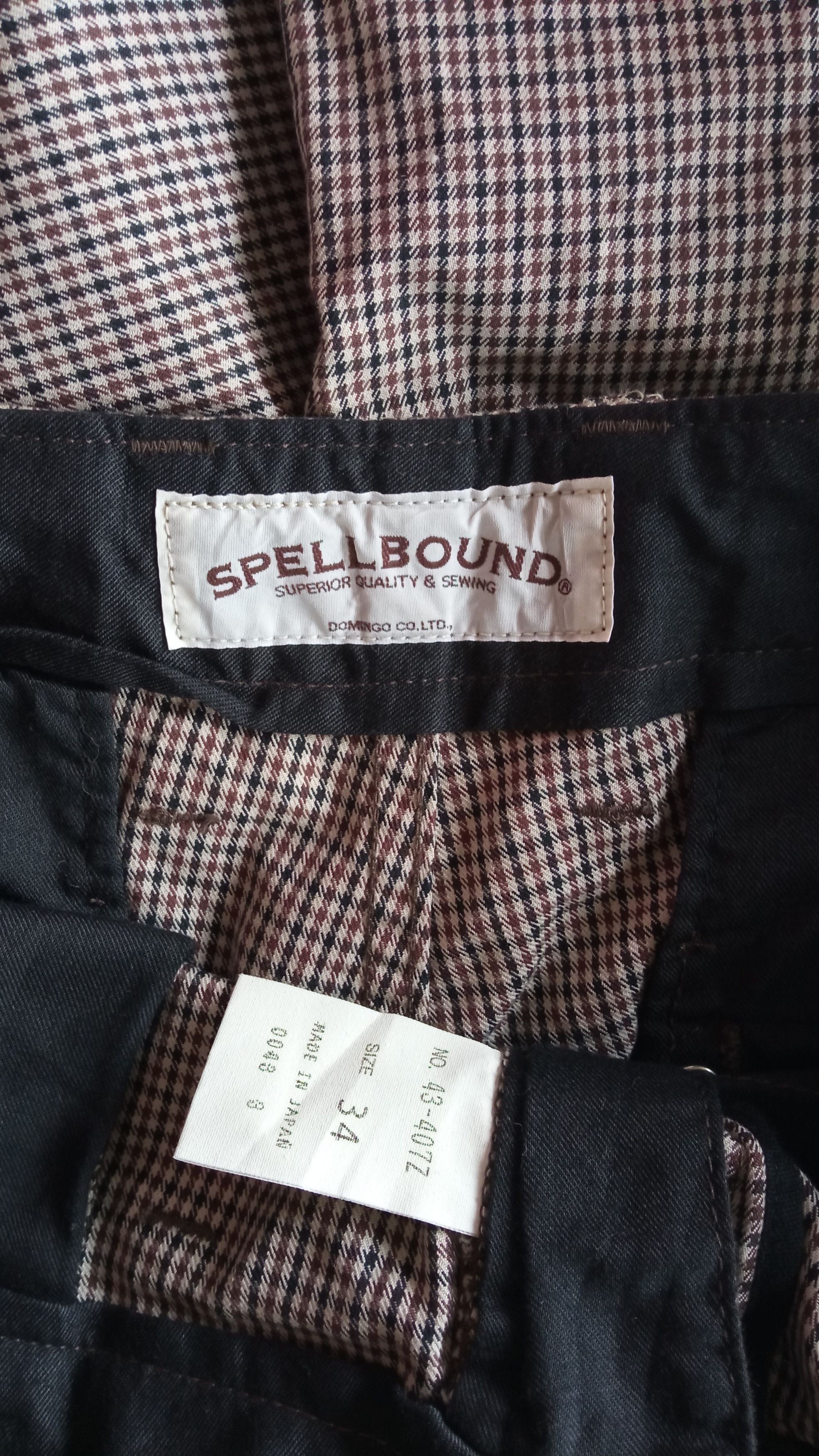 Japanese Brand × Spellbound × Vintage 🔥🔥Vintage Style Spellbound Plaid Tartan Pants Size US 34 / EU 50 - 22 Thumbnail