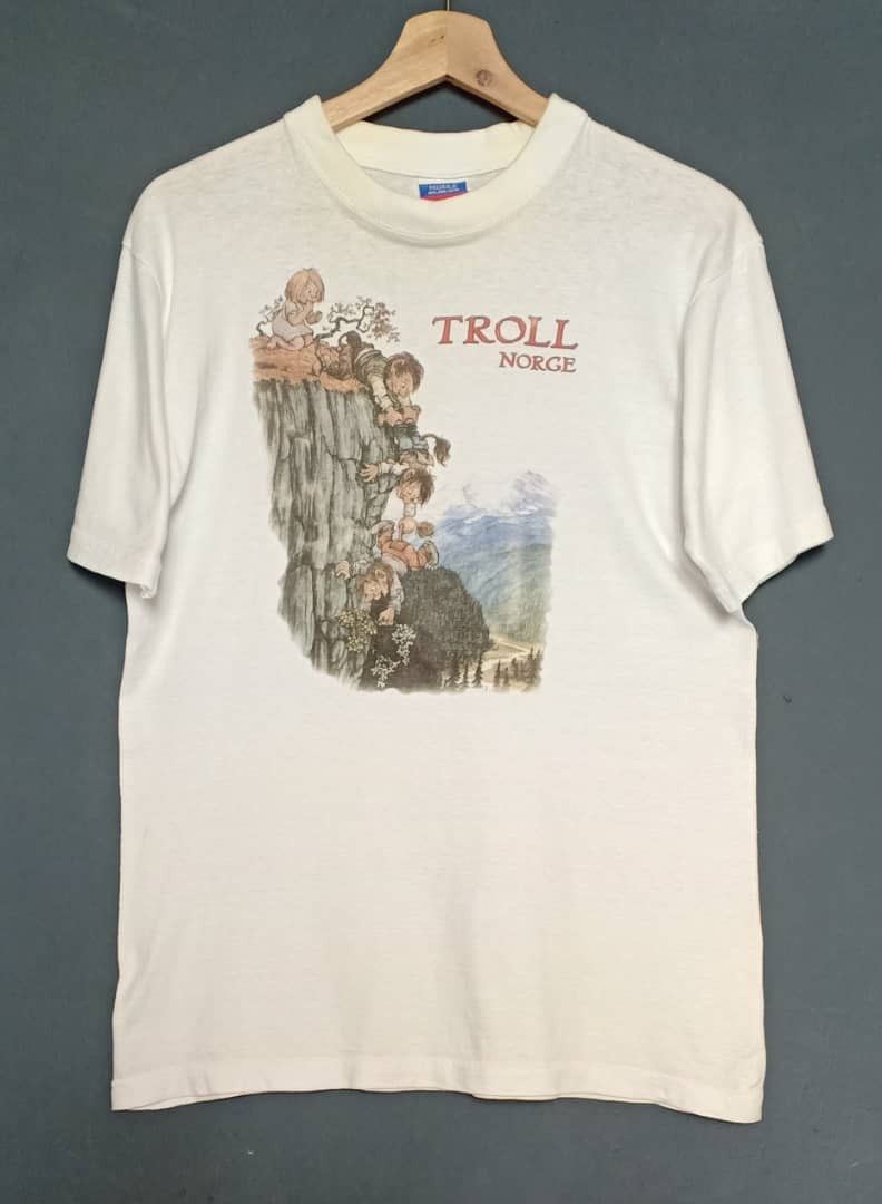 Cartoon Network Troll Norge Vintage T-Shirt Size US M / EU 48-50 / 2 - 2 Thumbnail