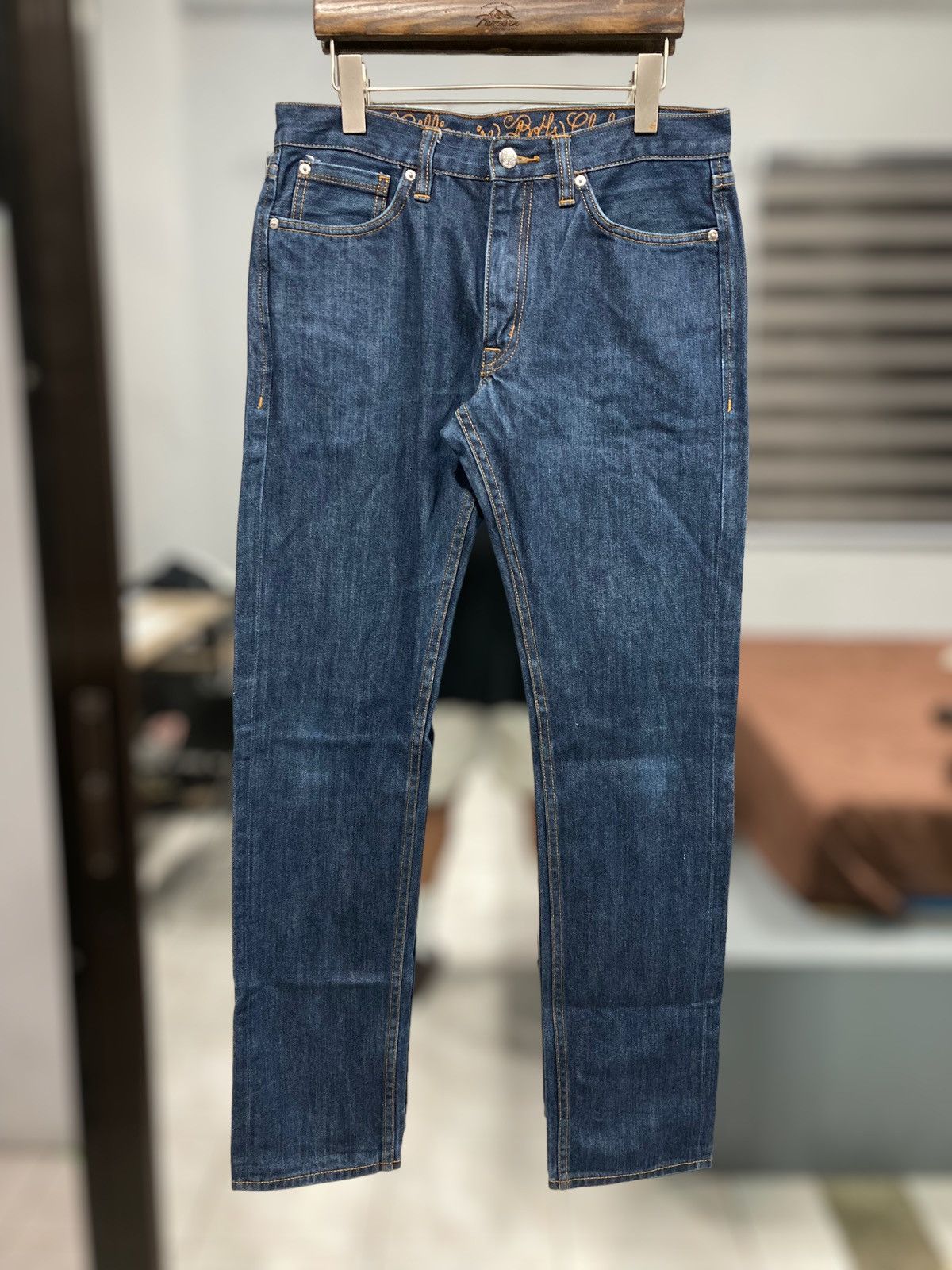 Billionaire Boys Club Back Pocket Embroidered Denim Jeans Size US 32 / EU 48 - 3 Thumbnail