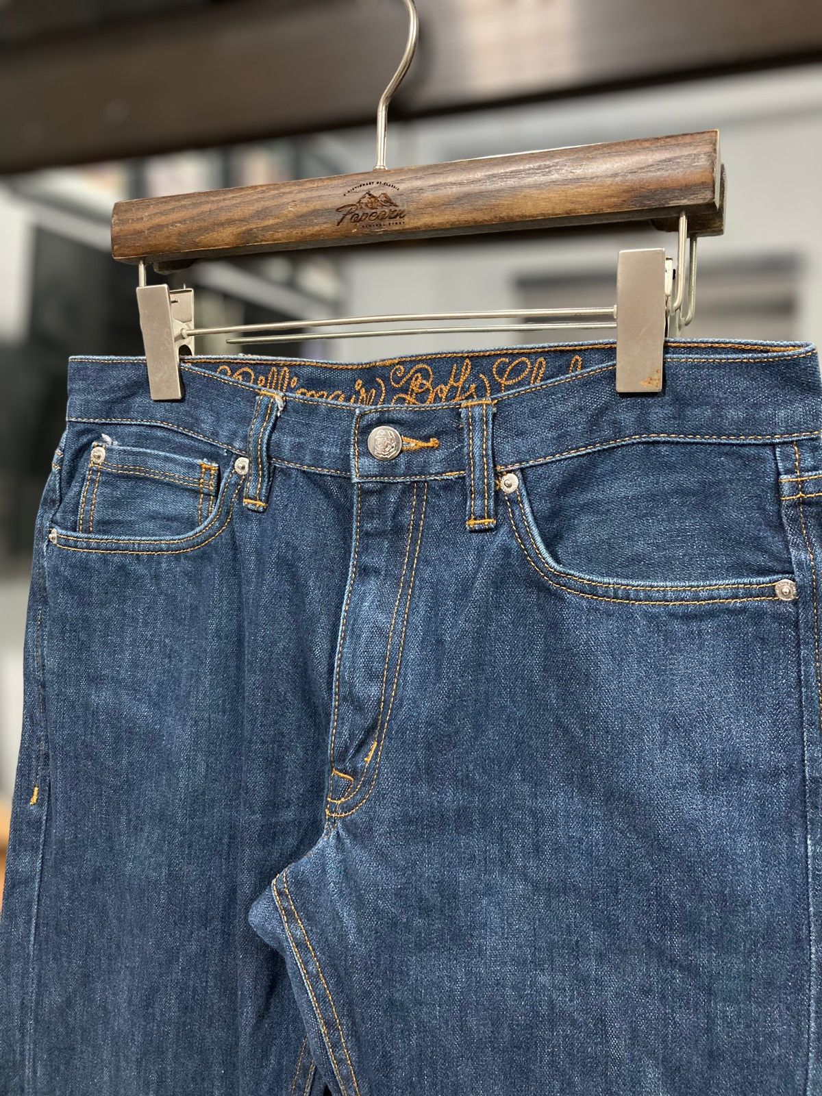 Billionaire Boys Club Back Pocket Embroidered Denim Jeans Size US 32 / EU 48 - 4 Thumbnail