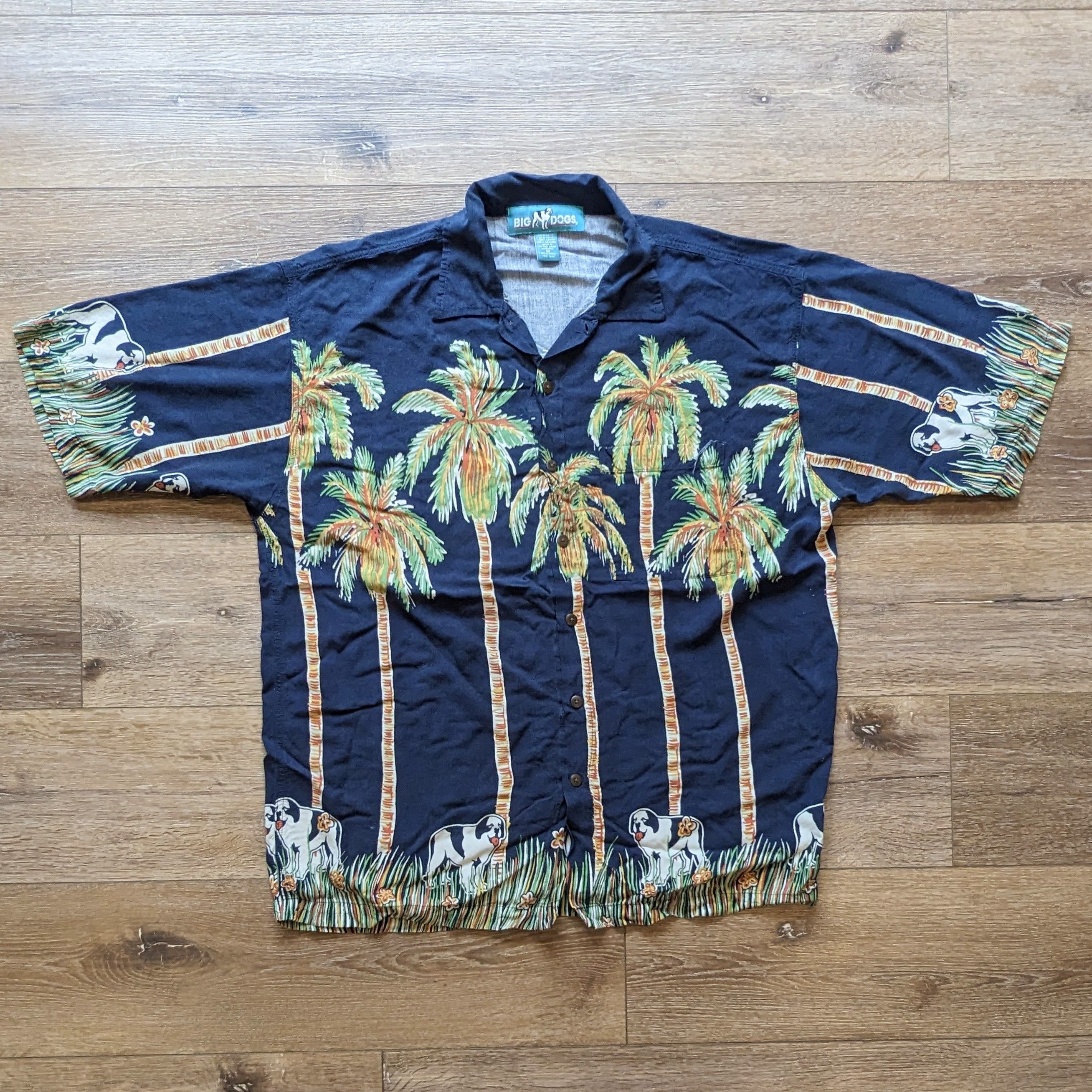 か*と様 STUSSY RAYON HAWAIIAN / 90S Vintage Stussy Hawaiian Shirt Made In USA Large Rayon 80's