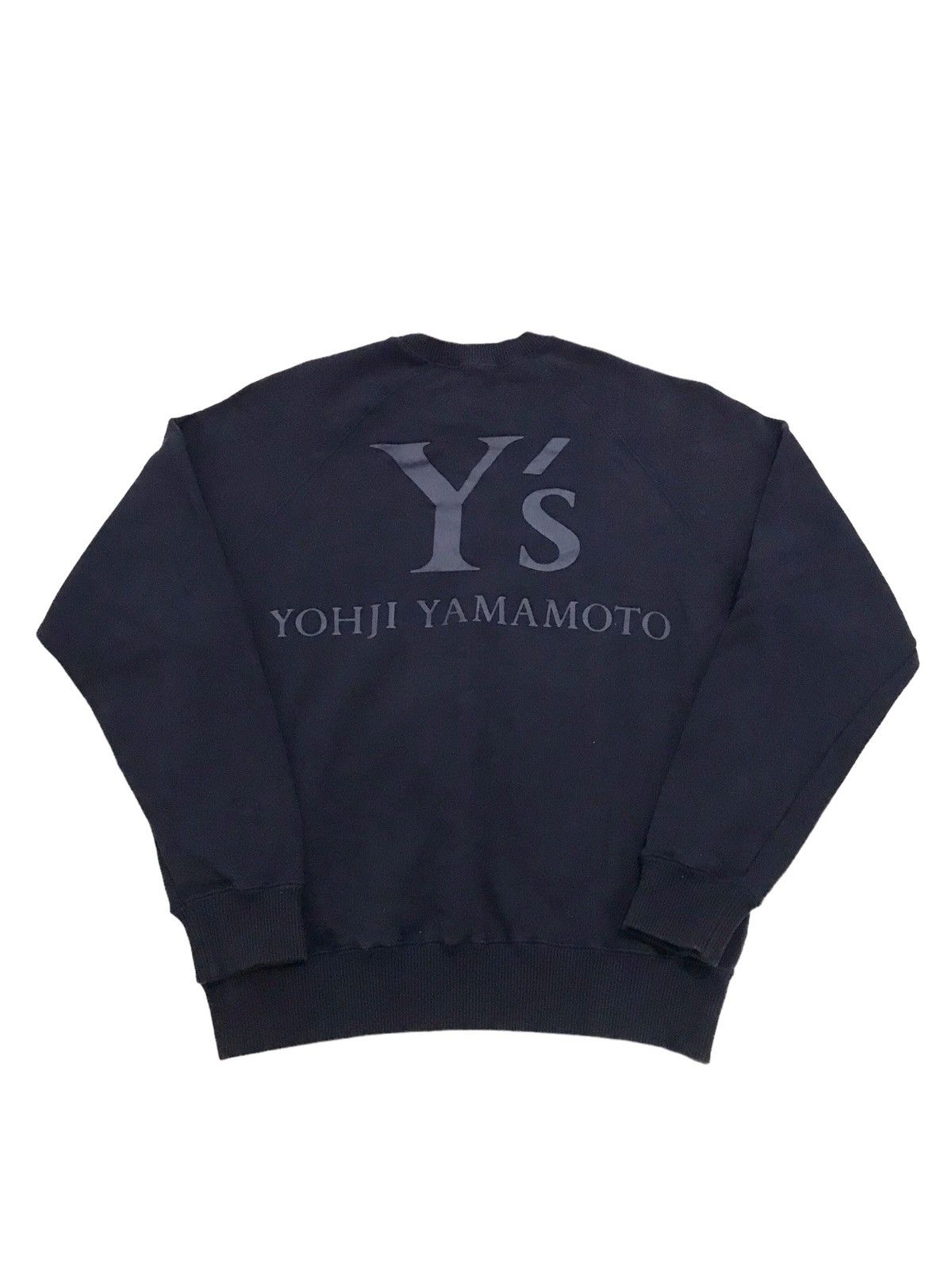 image of Yohji Yamamoto x YS Yamamoto Vintage Y's Sweatshirts in Navy, Men's (Size Small)