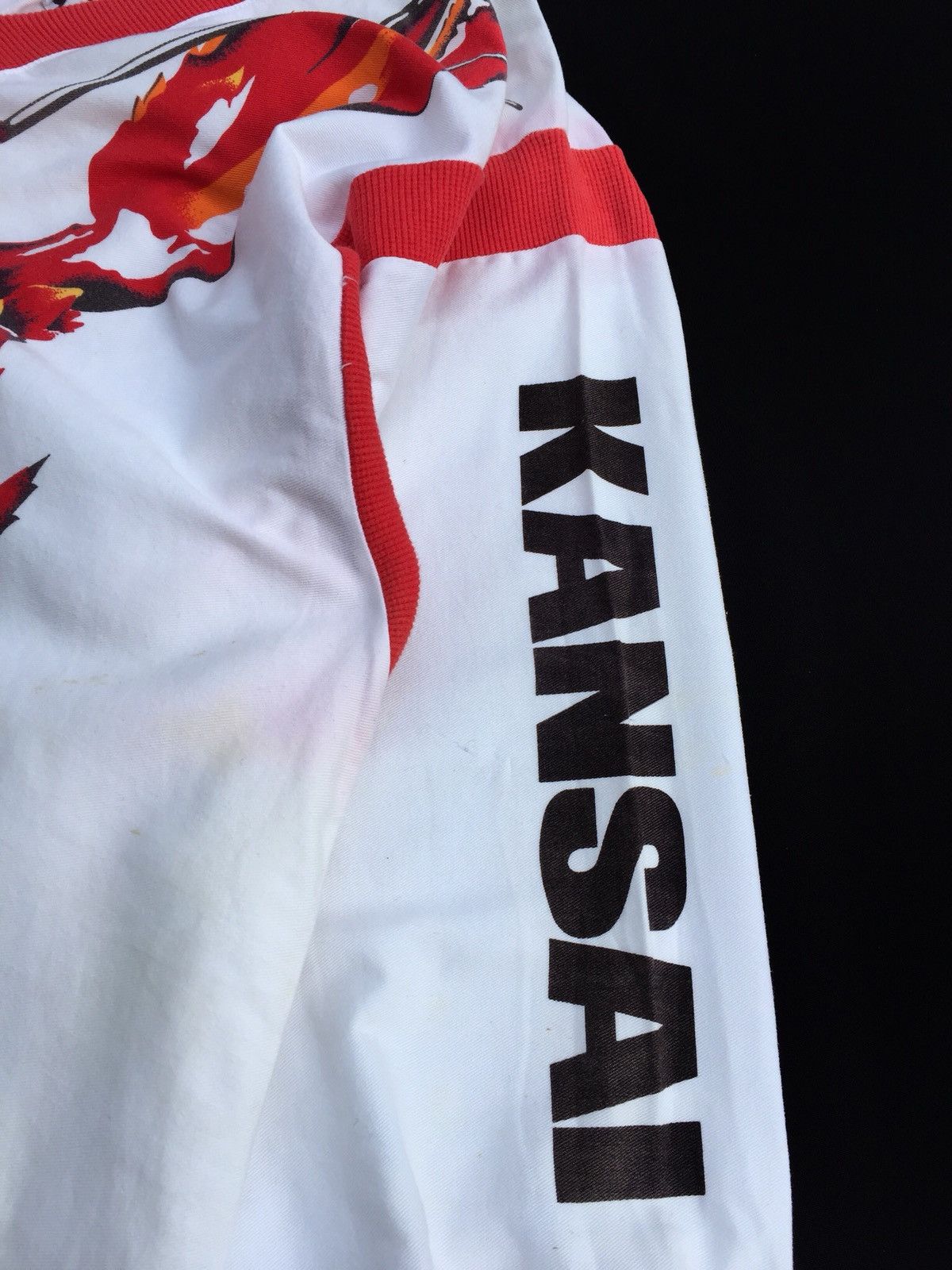 Kansai Yamamoto Vintage Kansai Yamamoto Lobster Print Big Logo Long Jacket Size US M / EU 48-50 / 2 - 3 Thumbnail