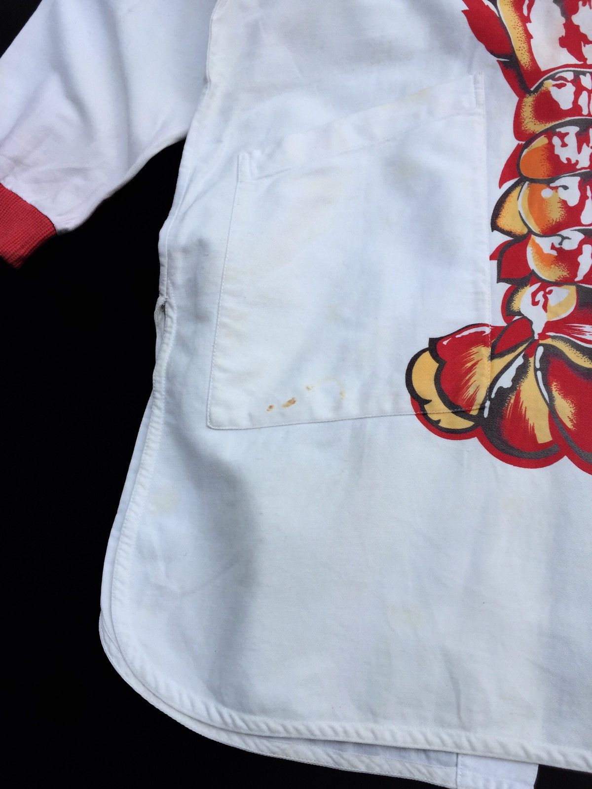 Kansai Yamamoto Vintage Kansai Yamamoto Lobster Print Big Logo Long Jacket Size US M / EU 48-50 / 2 - 6 Thumbnail