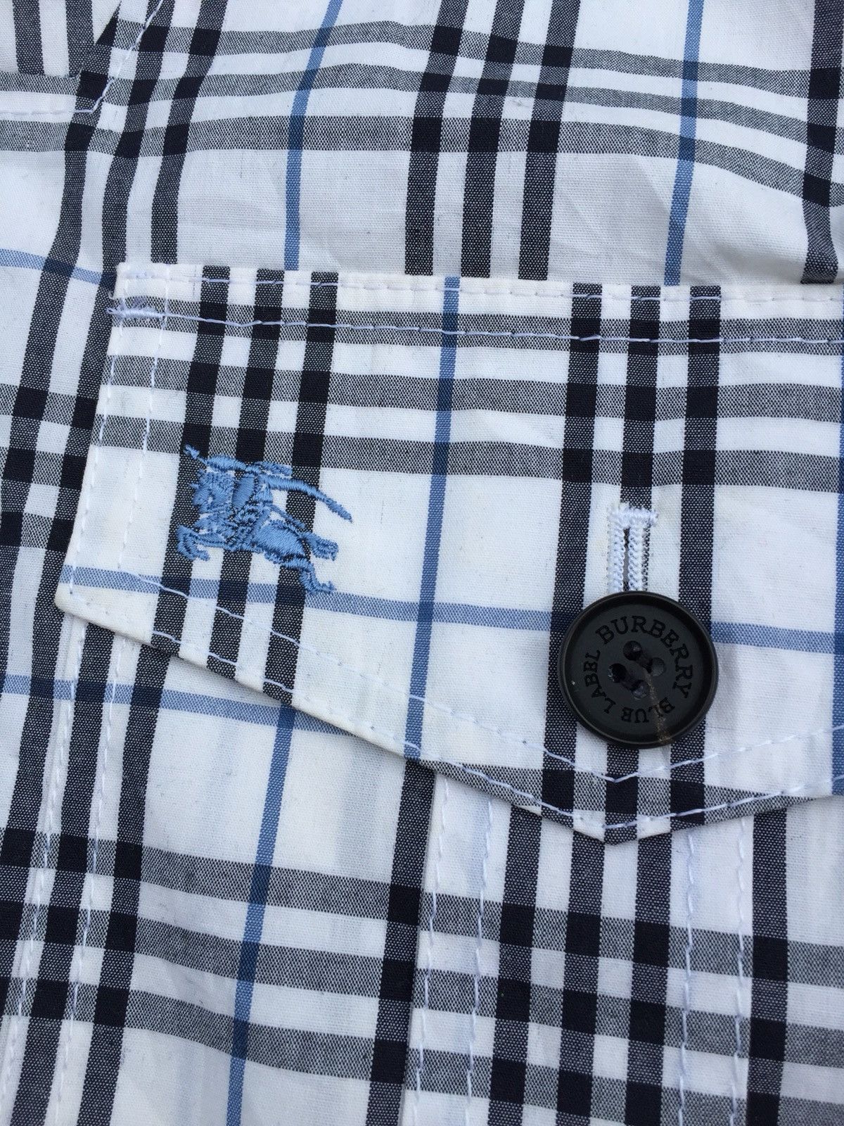 Burberry Vintage Burberry London Blue Label Hoodie Light Jacket Size US M / EU 48-50 / 2 - 12 Thumbnail